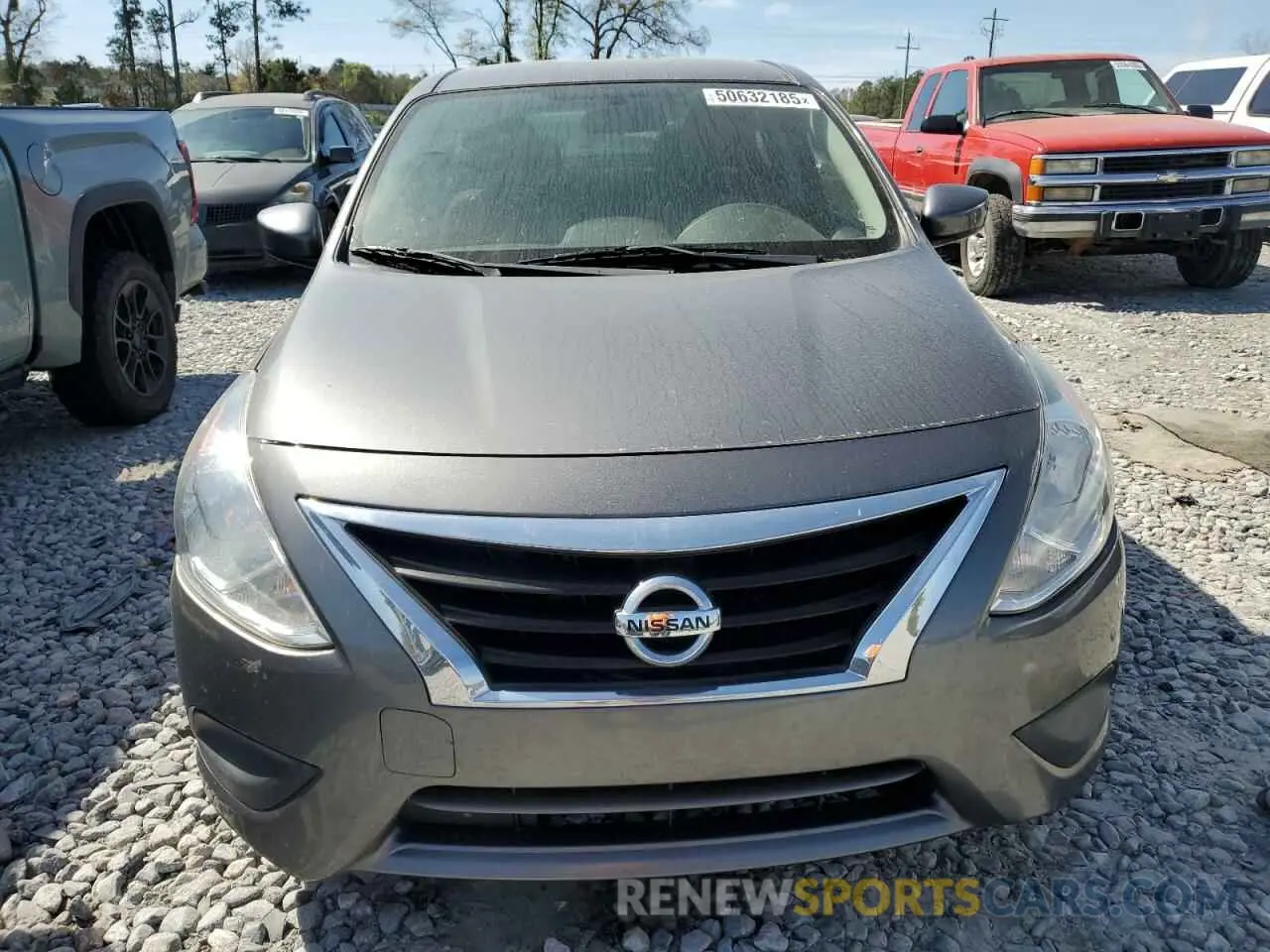 5 fotografías del automóvil dañado 3N1CN7AP9KL832688 NISSAN VERSA 2019