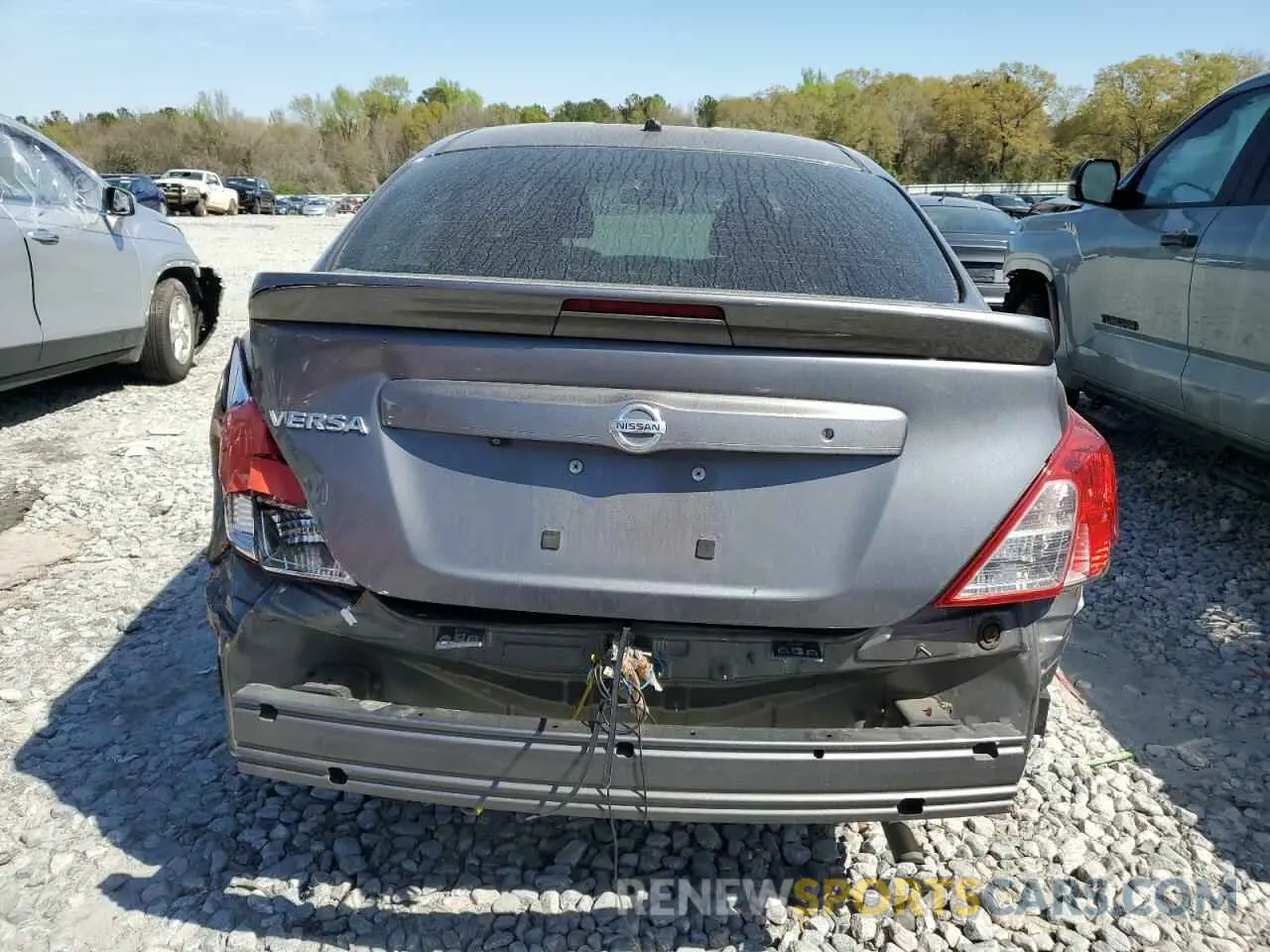 6 fotografías del automóvil dañado 3N1CN7AP9KL832688 NISSAN VERSA 2019