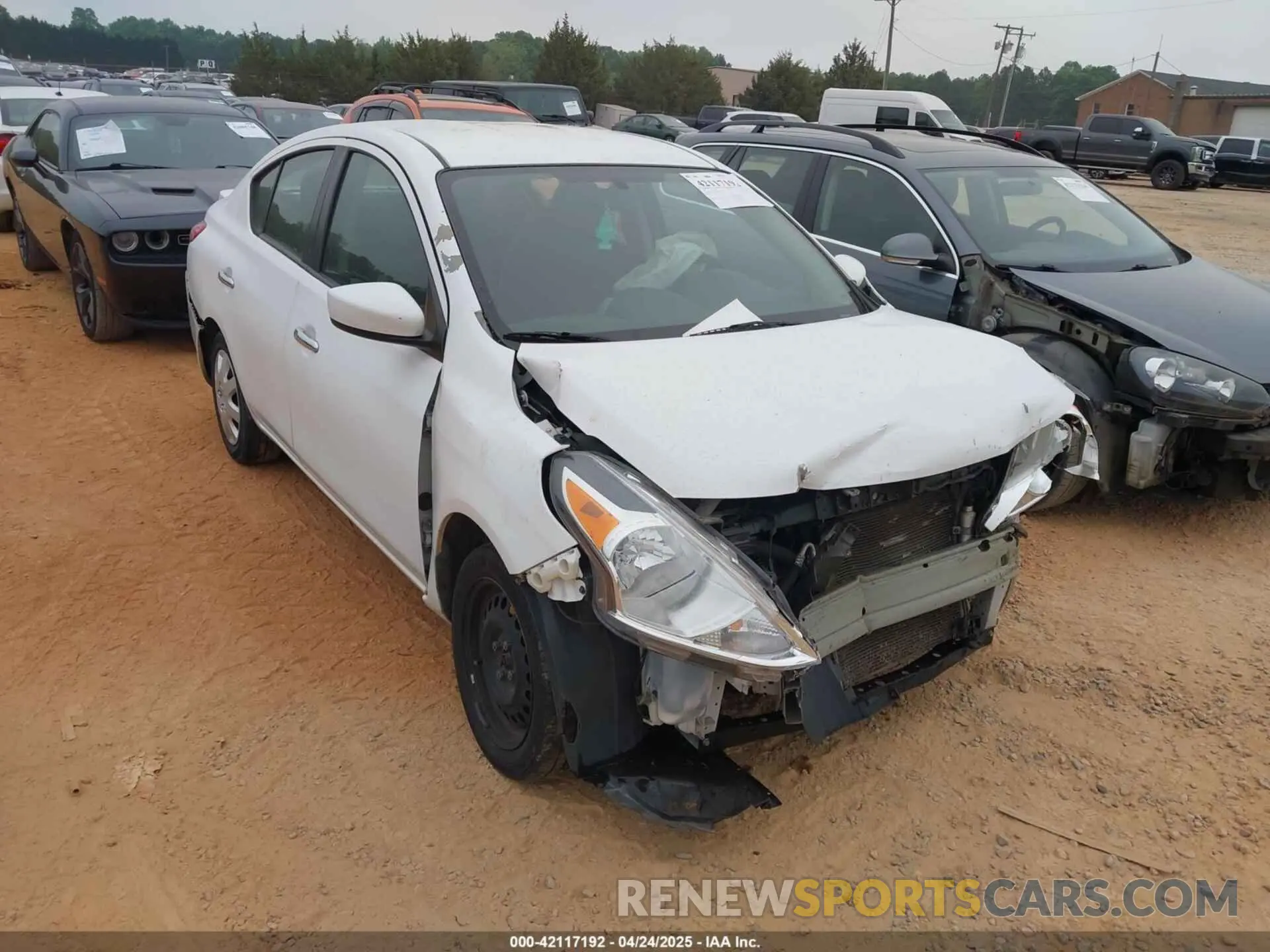 1 fotografías del automóvil dañado 3N1CN7AP9KL842119 NISSAN VERSA 2019