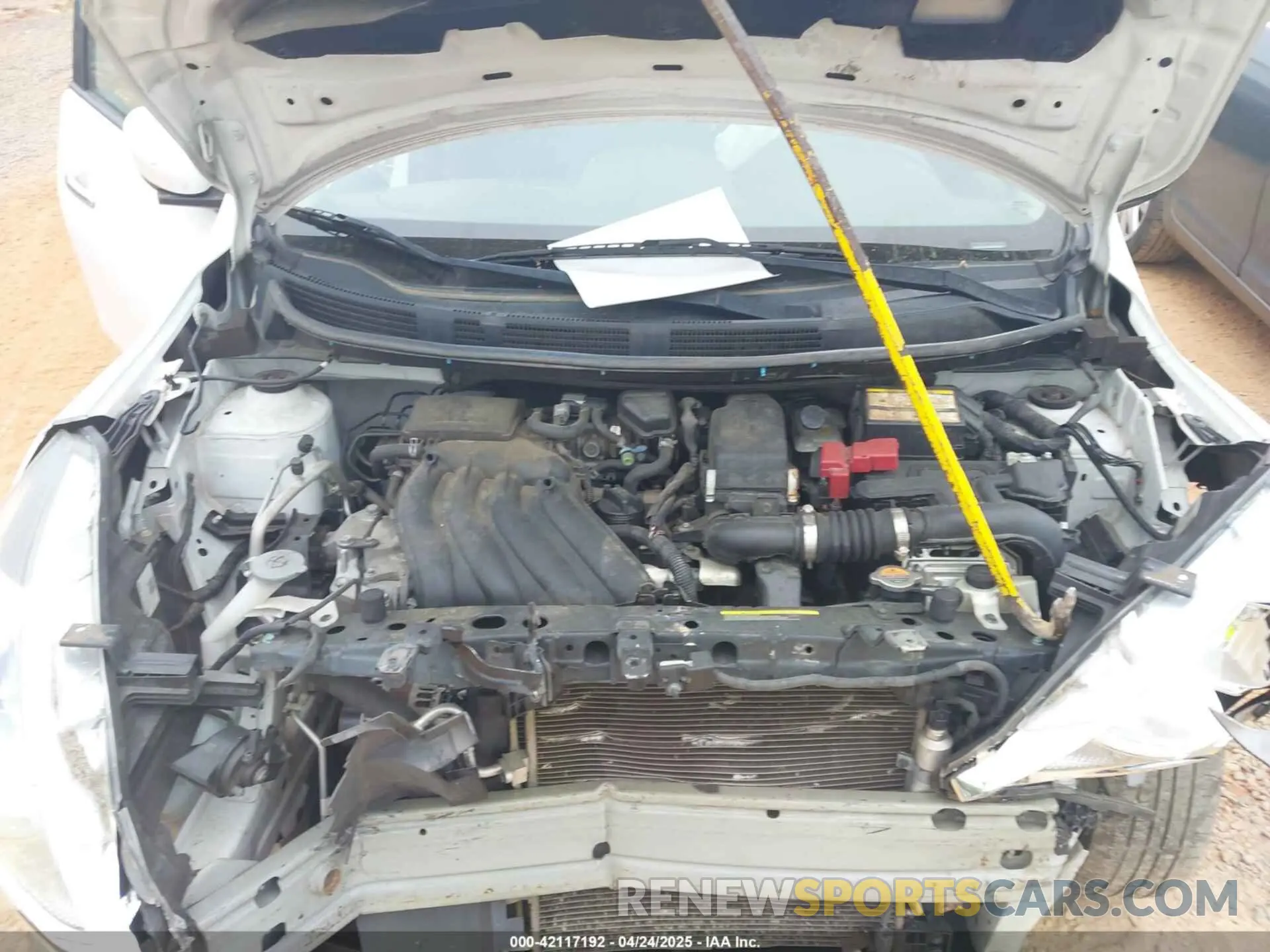 10 fotografías del automóvil dañado 3N1CN7AP9KL842119 NISSAN VERSA 2019