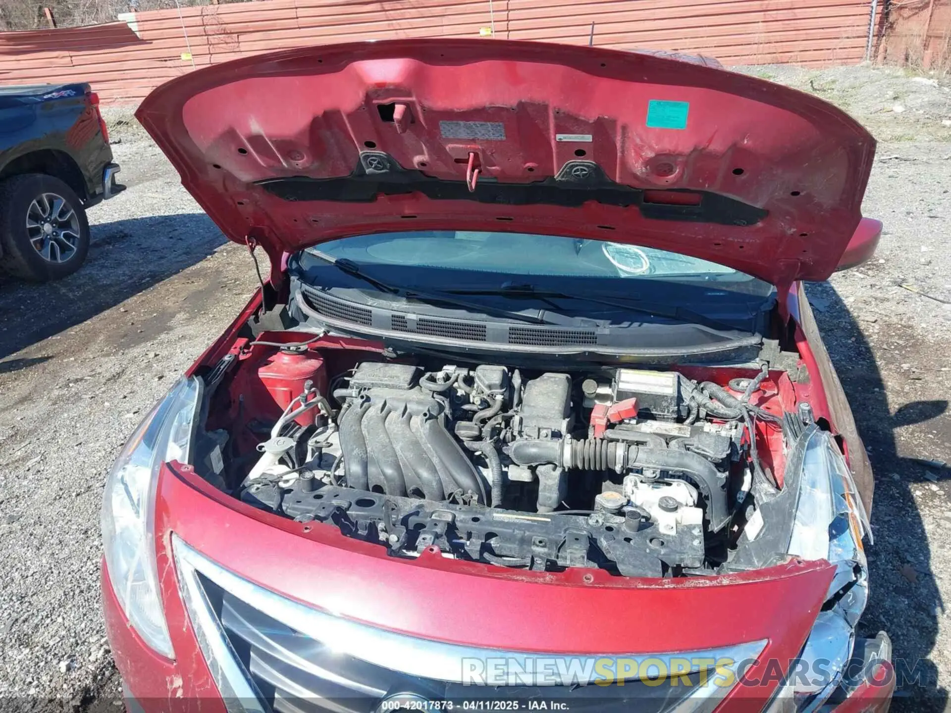 10 fotografías del automóvil dañado 3N1CN7AP9KL859437 NISSAN VERSA 2019
