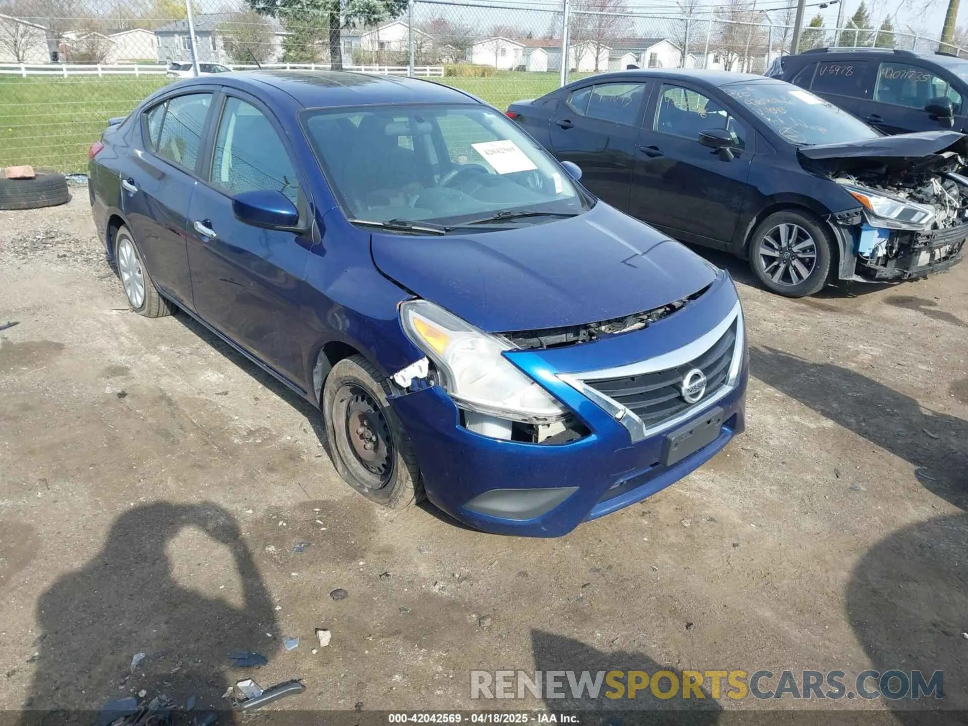 1 fotografías del automóvil dañado 3N1CN7AP9KL870728 NISSAN VERSA 2019