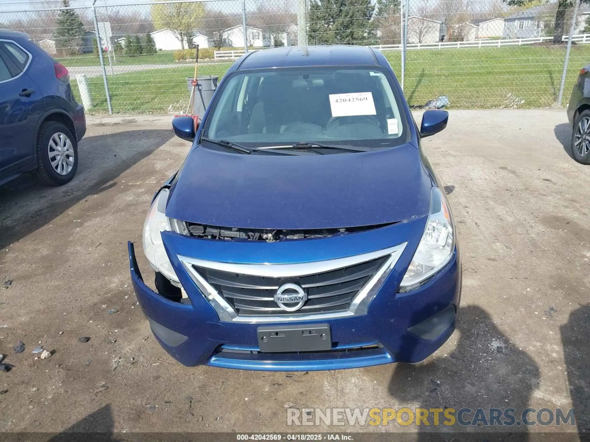 12 fotografías del automóvil dañado 3N1CN7AP9KL870728 NISSAN VERSA 2019
