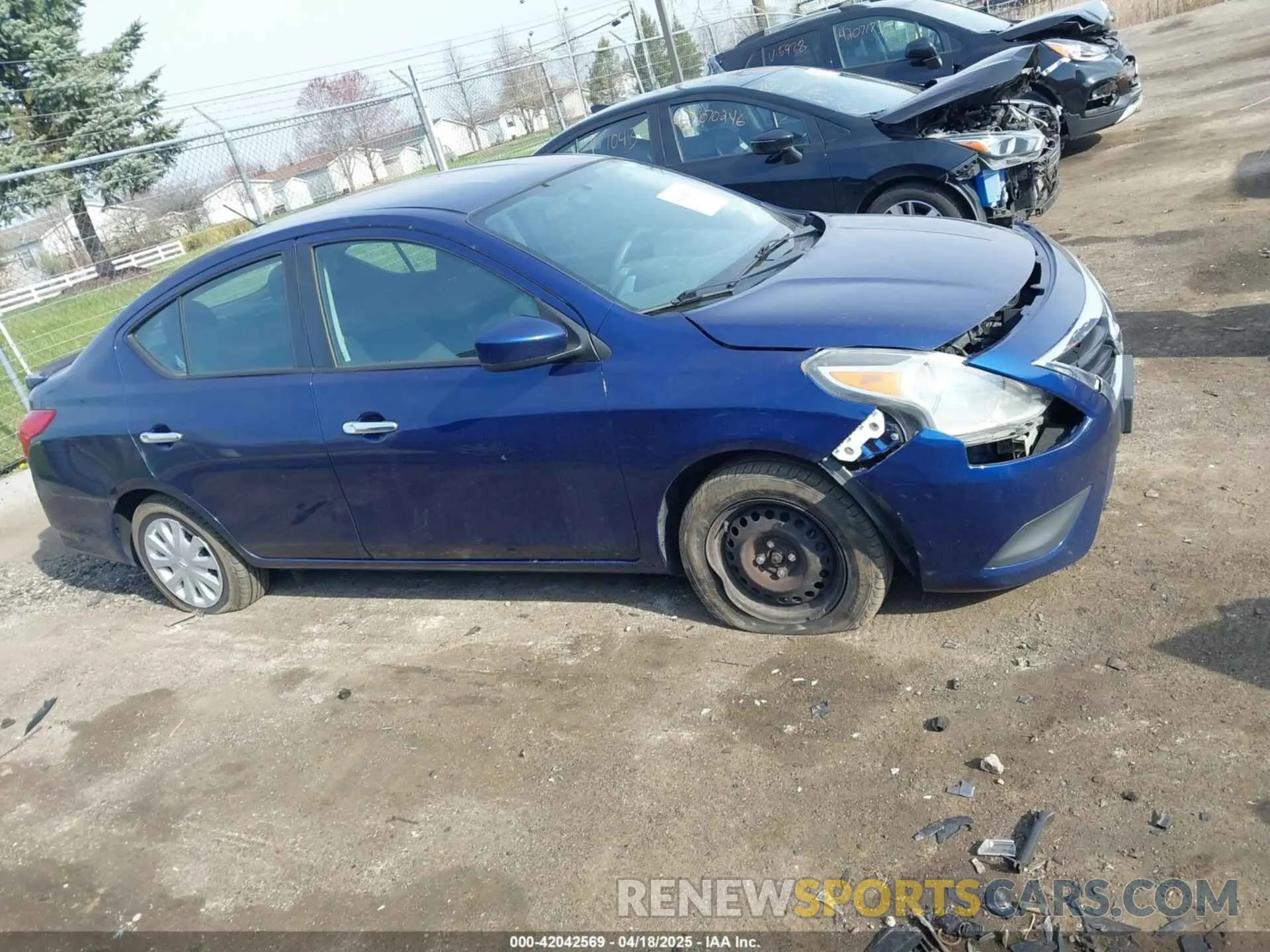 13 fotografías del automóvil dañado 3N1CN7AP9KL870728 NISSAN VERSA 2019