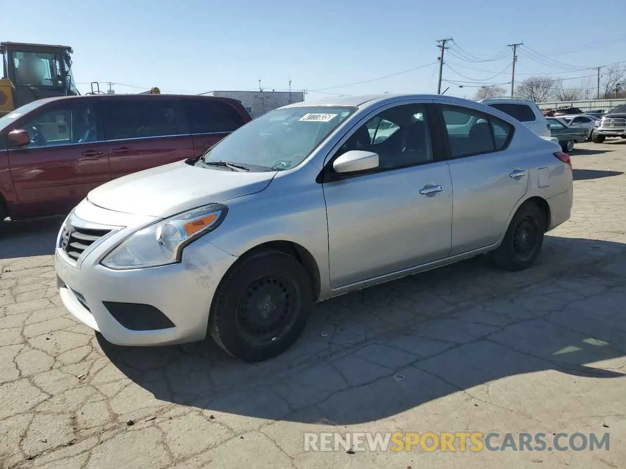 1 fotografías del automóvil dañado 3N1CN7AP9KL871717 NISSAN VERSA 2019