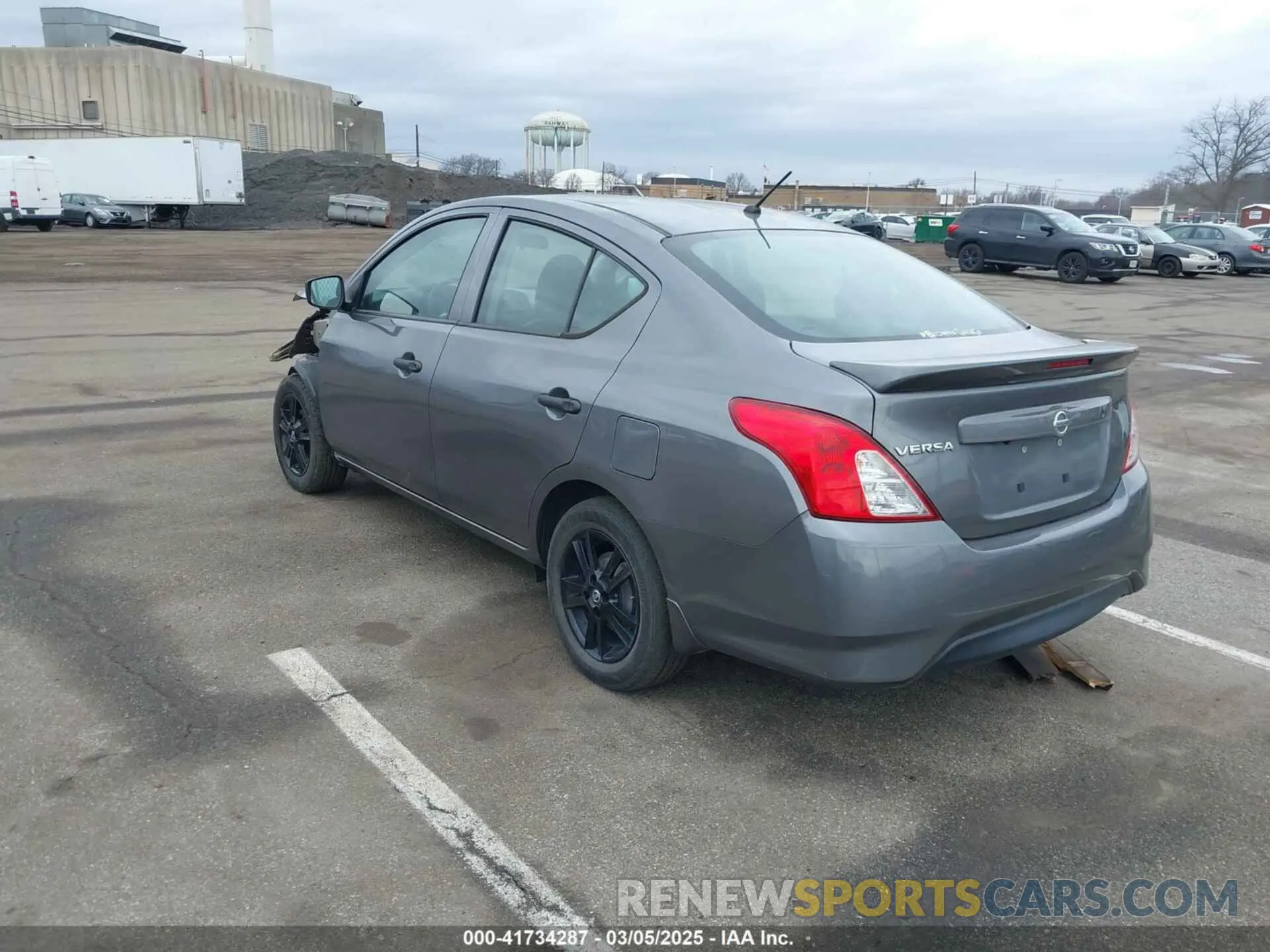 3 fotografías del automóvil dañado 3N1CN7AP9KL875881 NISSAN VERSA 2019