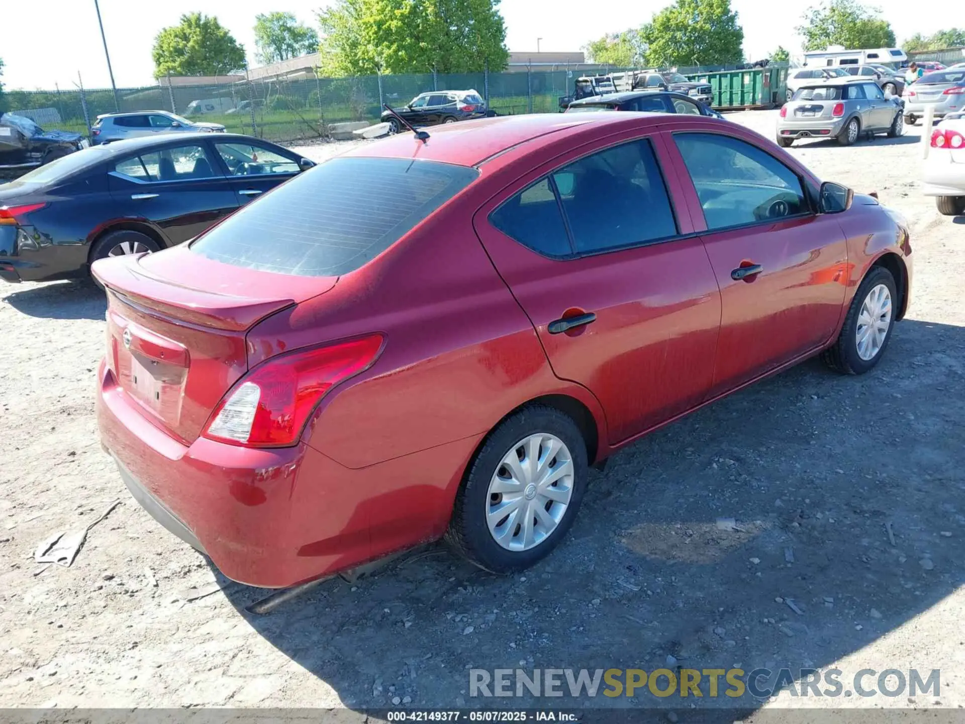 4 fotografías del automóvil dañado 3N1CN7APXKL820162 NISSAN VERSA 2019