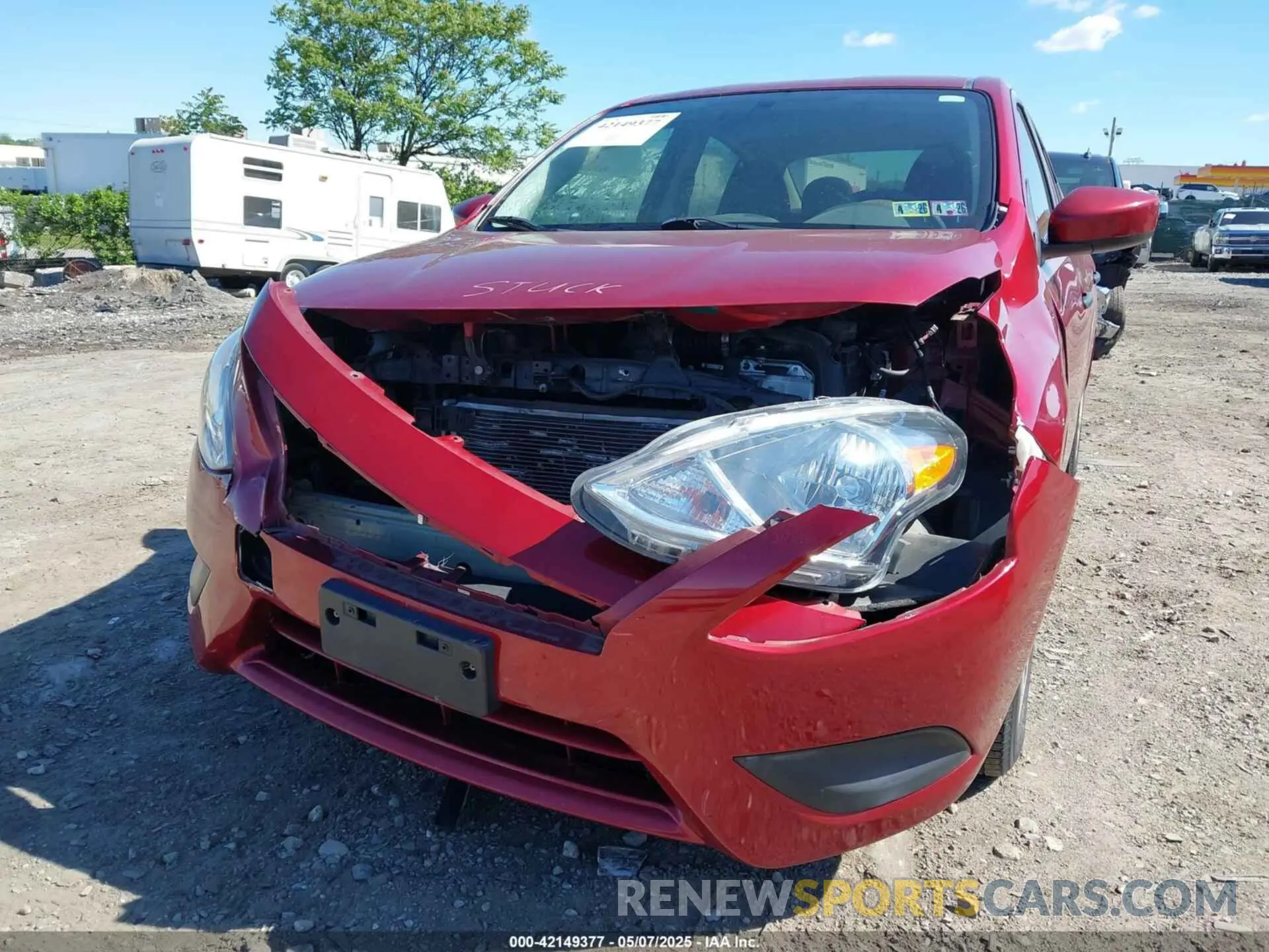 6 fotografías del automóvil dañado 3N1CN7APXKL820162 NISSAN VERSA 2019