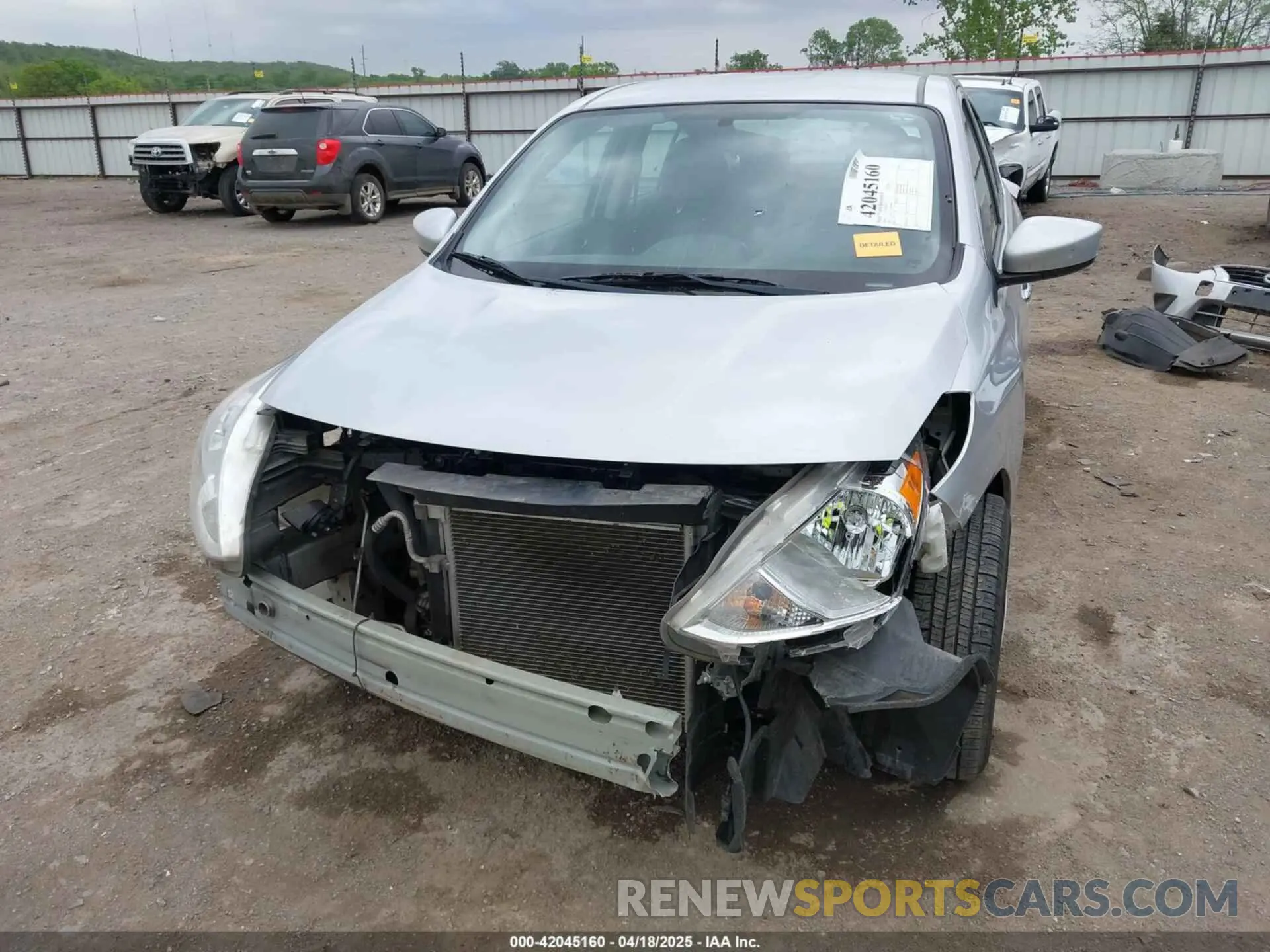 6 fotografías del automóvil dañado 3N1CN7APXKL844686 NISSAN VERSA 2019