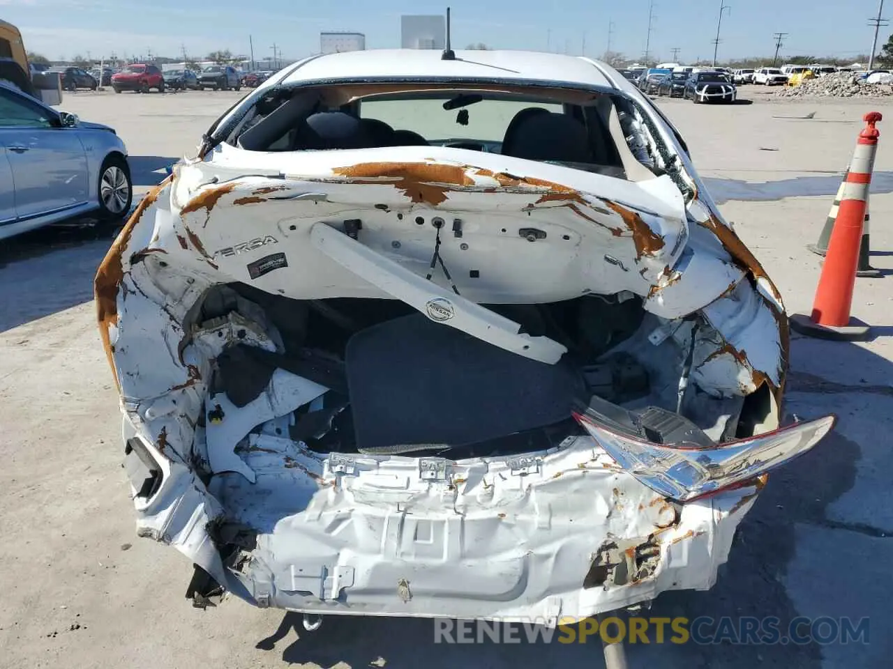 6 fotografías del automóvil dañado 3N1CN7APXKL865246 NISSAN VERSA 2019