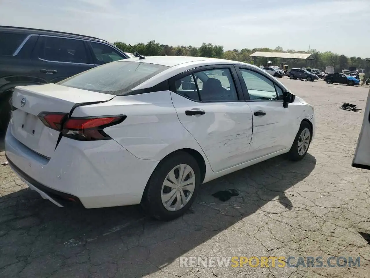 3 fotografías del automóvil dañado 3N1CN8BV6LL800950 NISSAN VERSA 2020