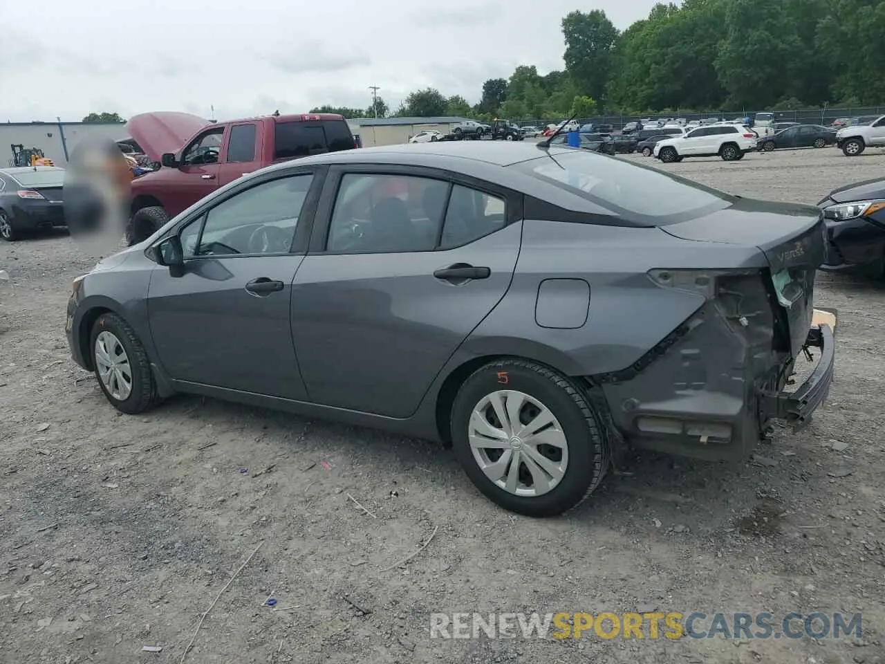 2 fotografías del automóvil dañado 3N1CN8BVXLL866482 NISSAN VERSA 2020