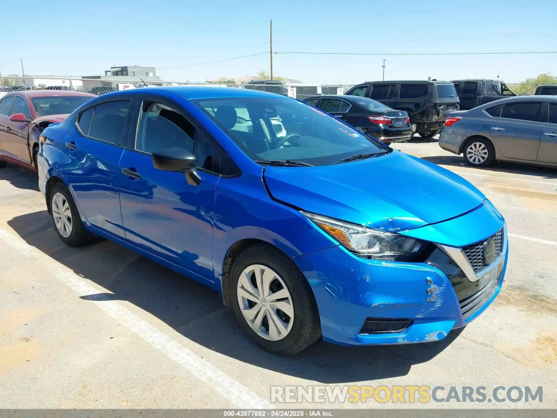 1 fotografías del automóvil dañado 3N1CN8DV0LL801833 NISSAN VERSA 2020