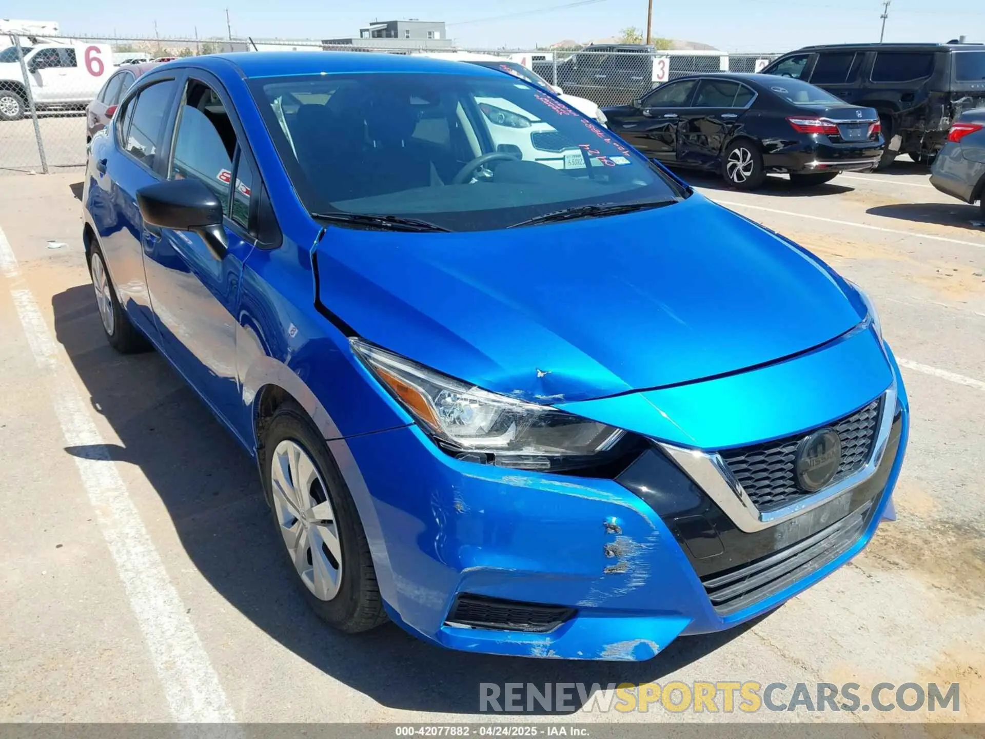 6 fotografías del automóvil dañado 3N1CN8DV0LL801833 NISSAN VERSA 2020