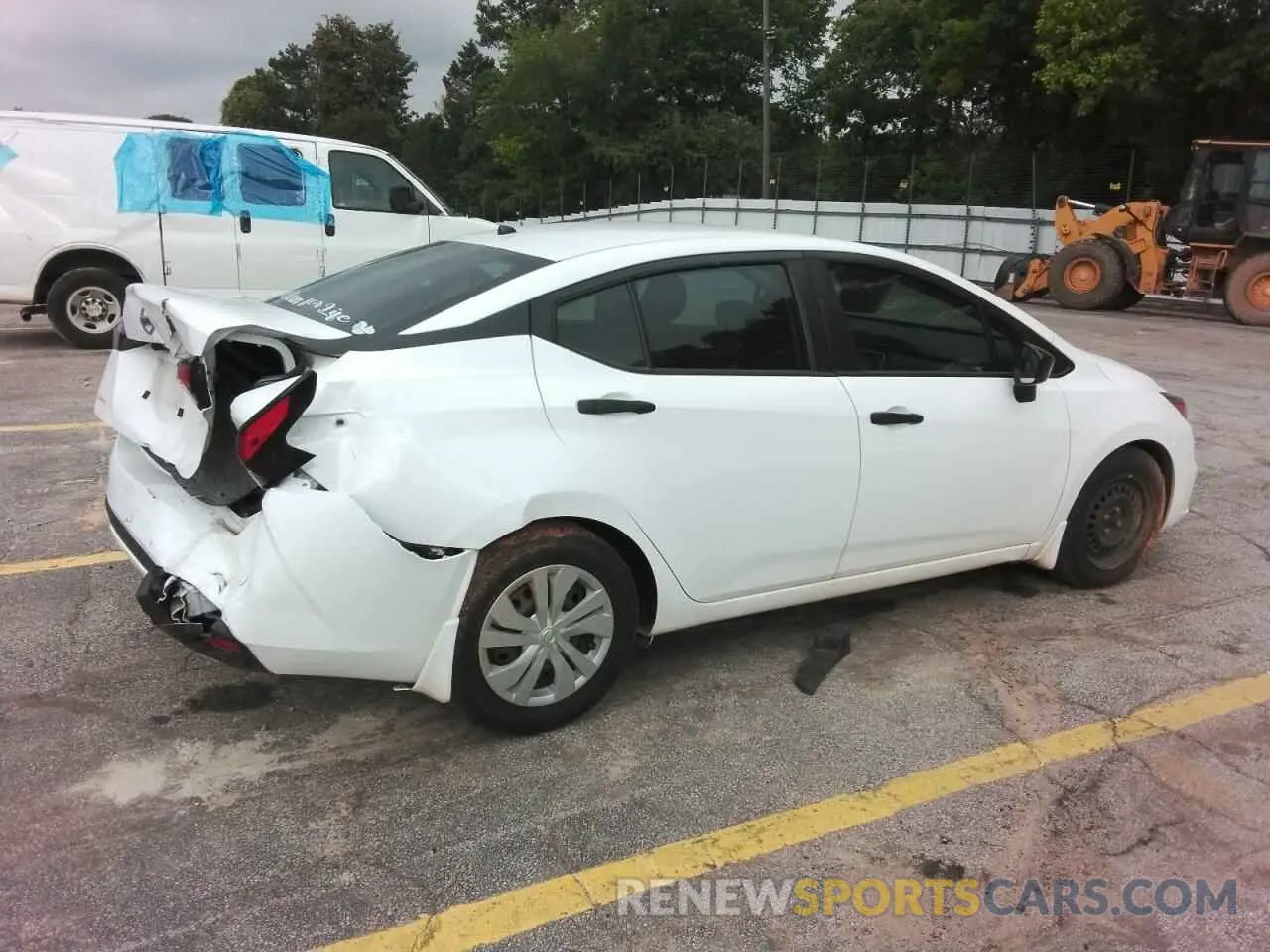 3 fotografías del automóvil dañado 3N1CN8DV0LL808376 NISSAN VERSA 2020
