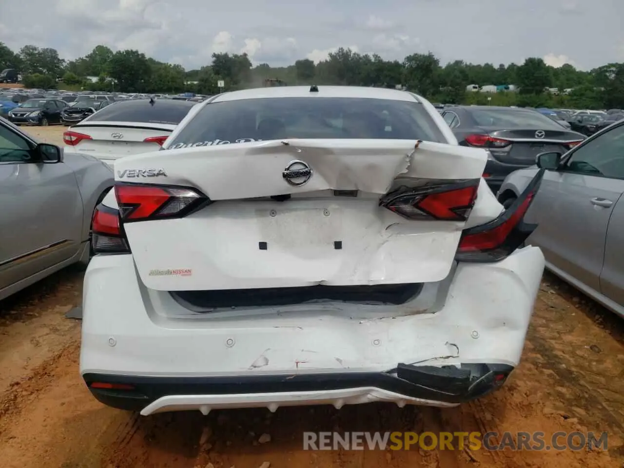 6 fotografías del automóvil dañado 3N1CN8DV0LL808376 NISSAN VERSA 2020