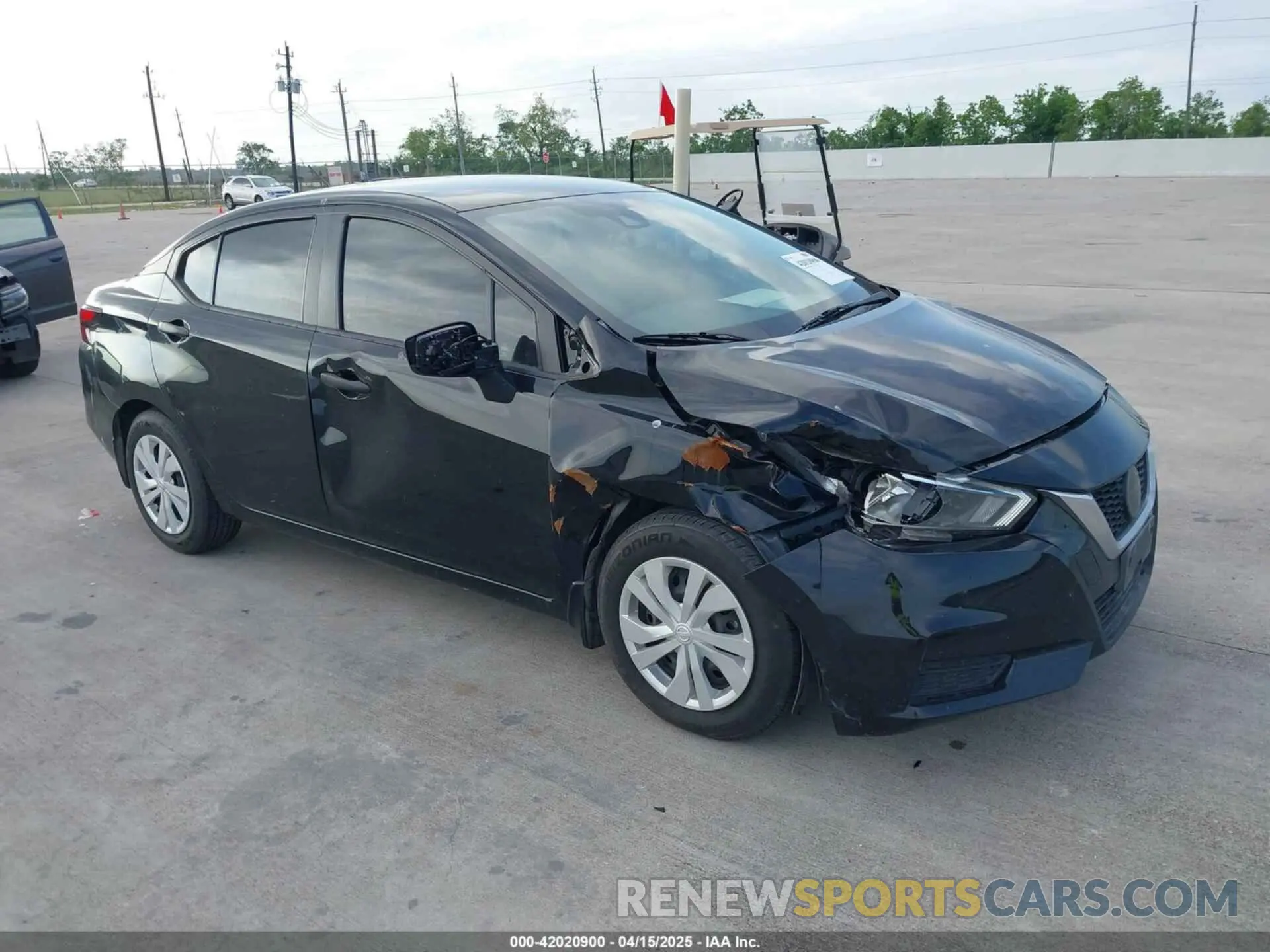 1 fotografías del automóvil dañado 3N1CN8DV0LL835173 NISSAN VERSA 2020