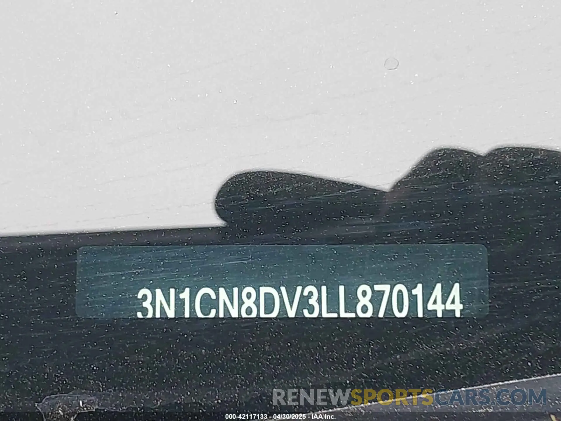 9 fotografías del automóvil dañado 3N1CN8DV3LL870144 NISSAN VERSA 2020