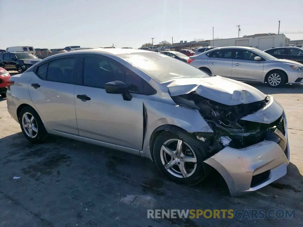 4 fotografías del automóvil dañado 3N1CN8DV4LL897403 NISSAN VERSA 2020