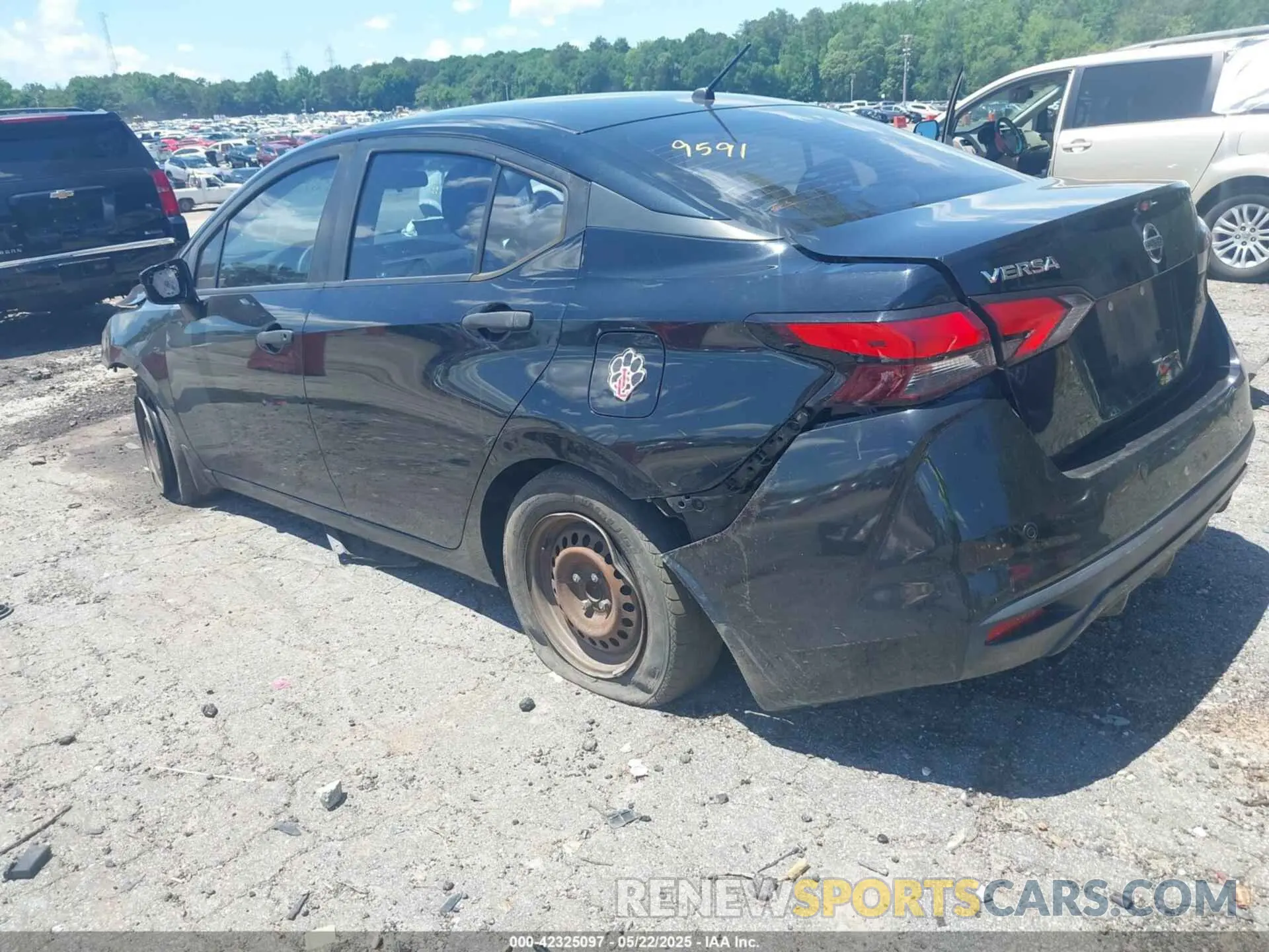 3 fotografías del automóvil dañado 3N1CN8DV5LL839591 NISSAN VERSA 2020