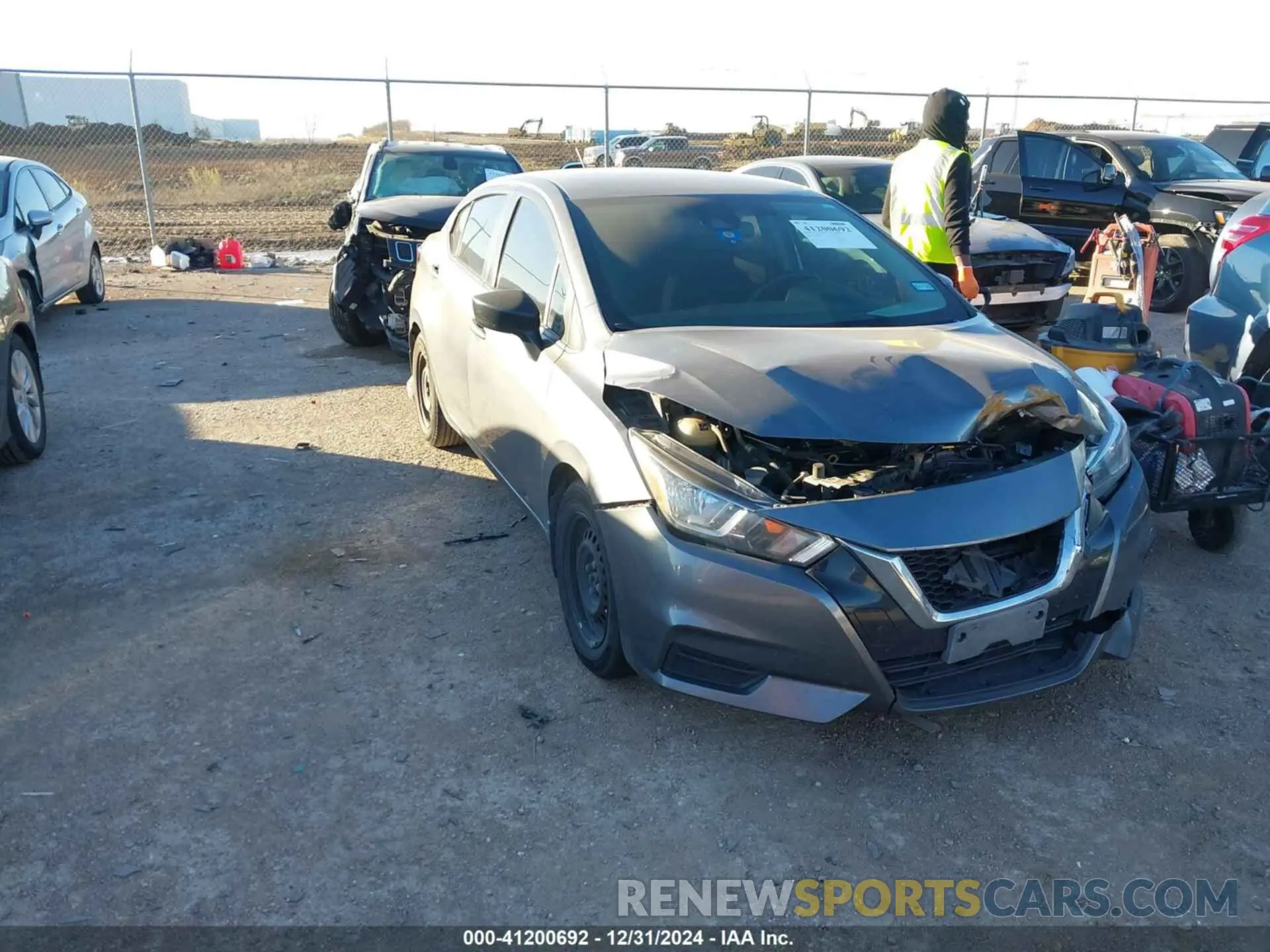 1 fotografías del automóvil dañado 3N1CN8DV5LL847223 NISSAN VERSA 2020