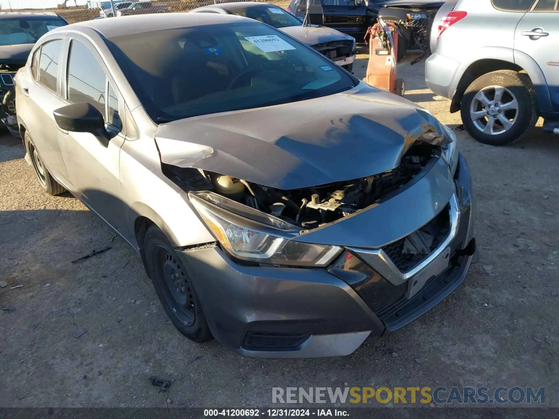 6 fotografías del automóvil dañado 3N1CN8DV5LL847223 NISSAN VERSA 2020