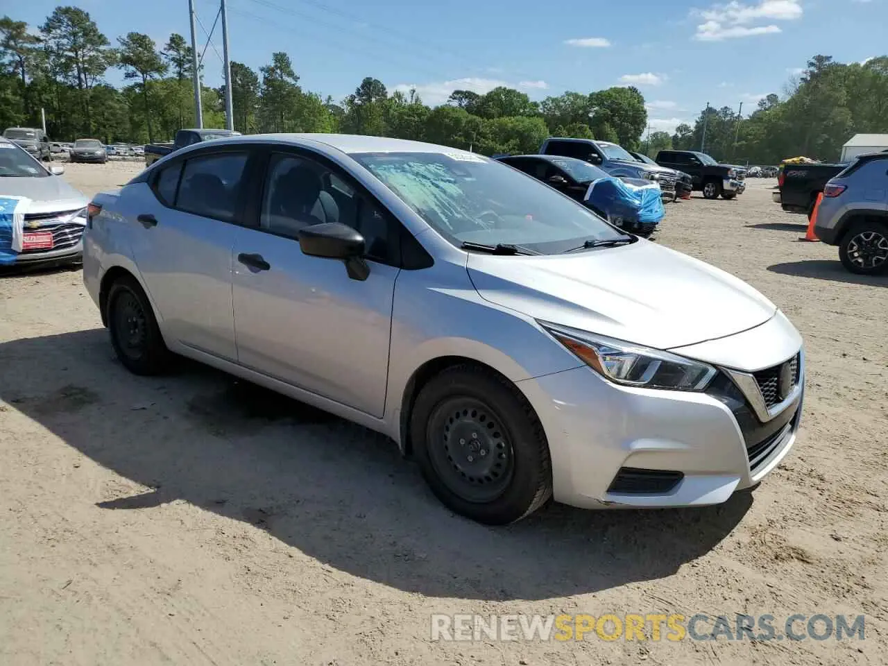4 fotografías del automóvil dañado 3N1CN8DV5LL904648 NISSAN VERSA 2020
