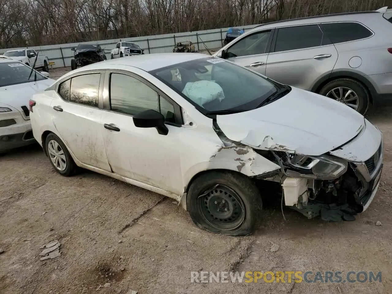 4 fotografías del automóvil dañado 3N1CN8DV6LL838966 NISSAN VERSA 2020