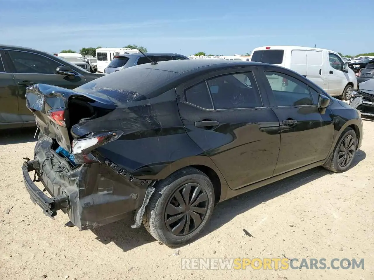 3 fotografías del automóvil dañado 3N1CN8DV7LL823604 NISSAN VERSA 2020