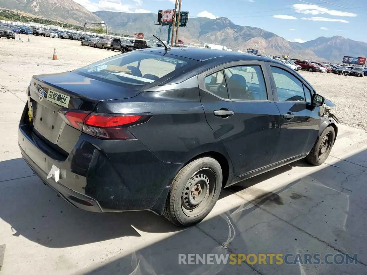 3 fotografías del automóvil dañado 3N1CN8DV9LL870648 NISSAN VERSA 2020