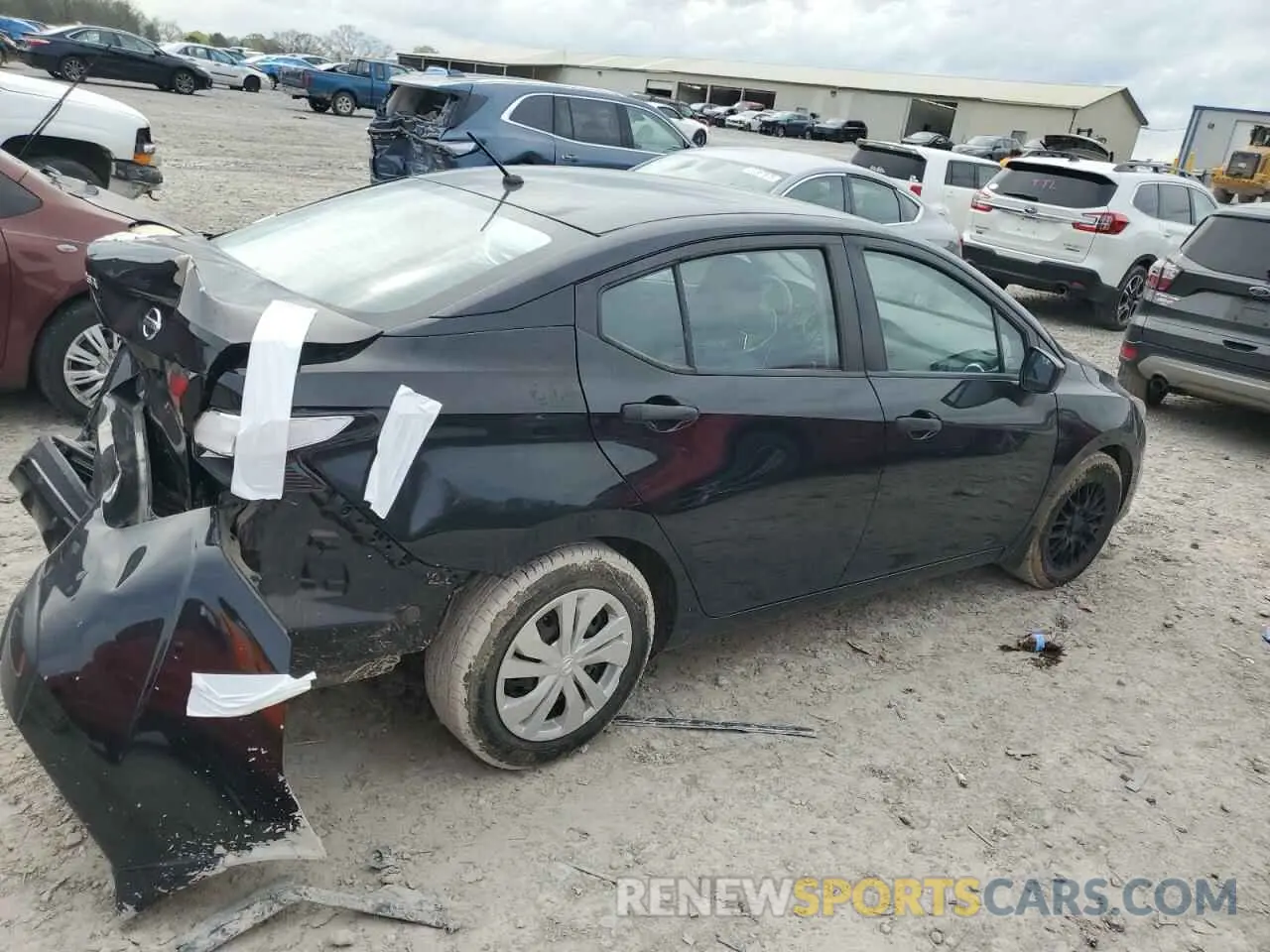 3 fotografías del automóvil dañado 3N1CN8DVXLL863028 NISSAN VERSA 2020