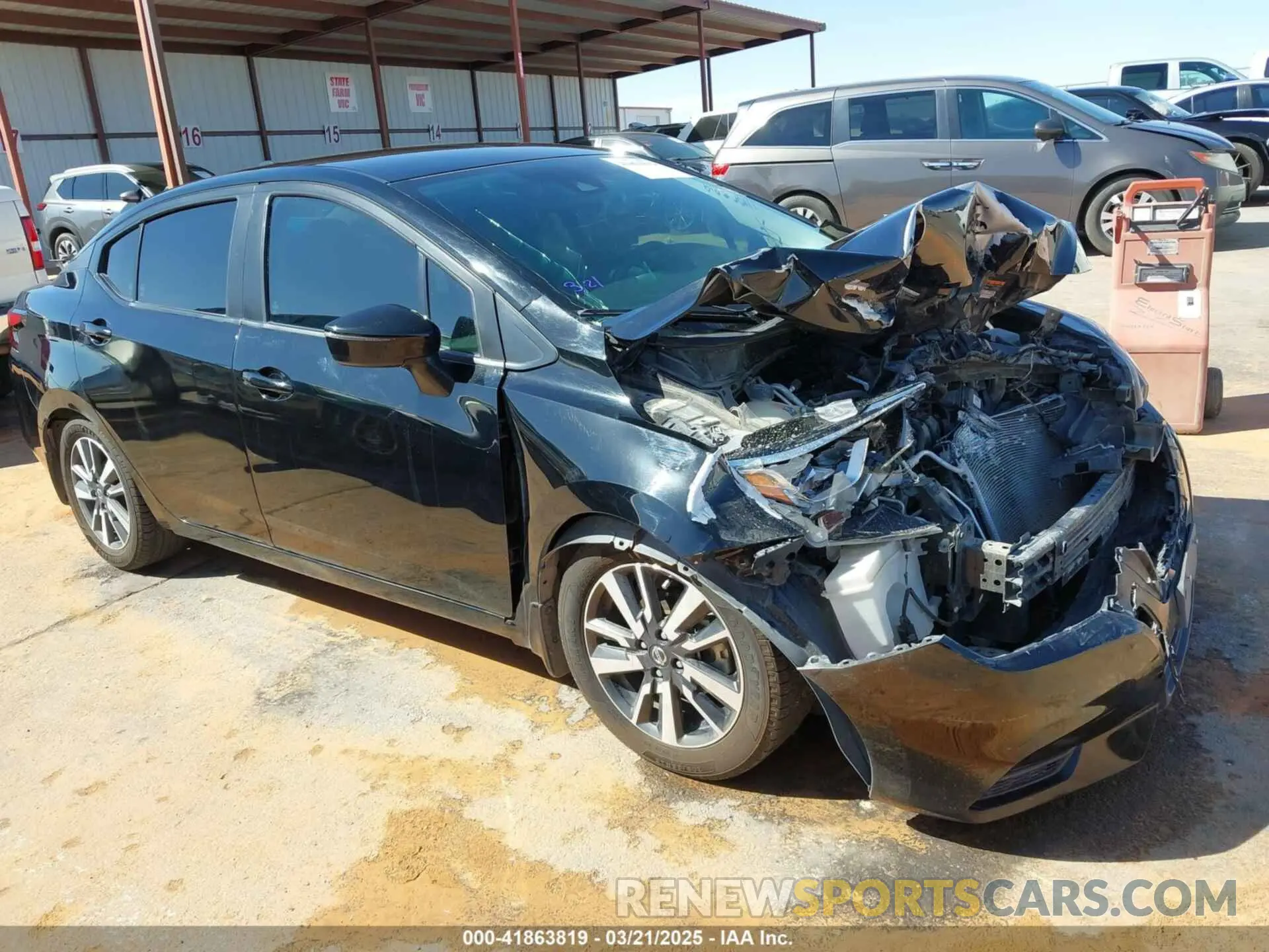 13 fotografías del automóvil dañado 3N1CN8EV1LL869380 NISSAN VERSA 2020