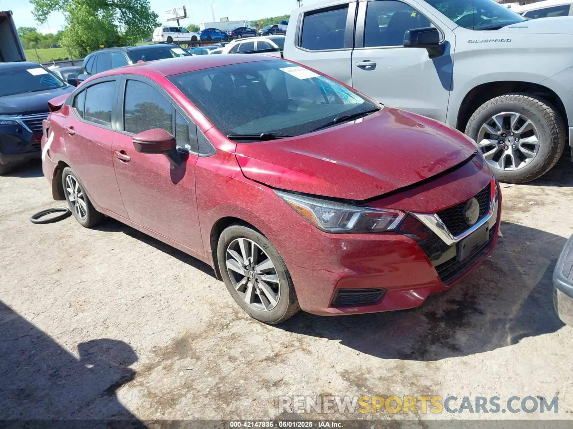 1 fotografías del automóvil dañado 3N1CN8EV2LL864348 NISSAN VERSA 2020