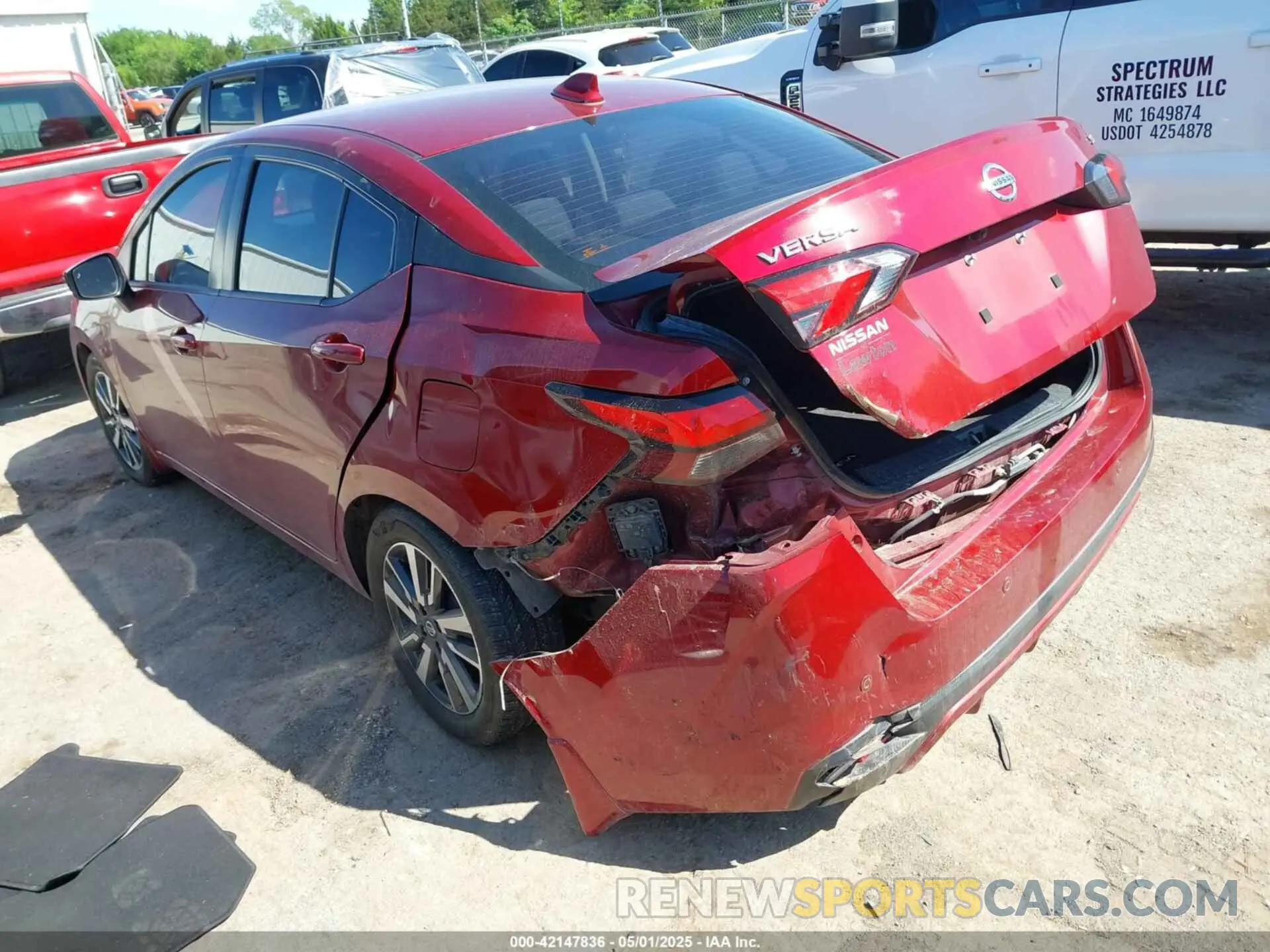 3 fotografías del automóvil dañado 3N1CN8EV2LL864348 NISSAN VERSA 2020