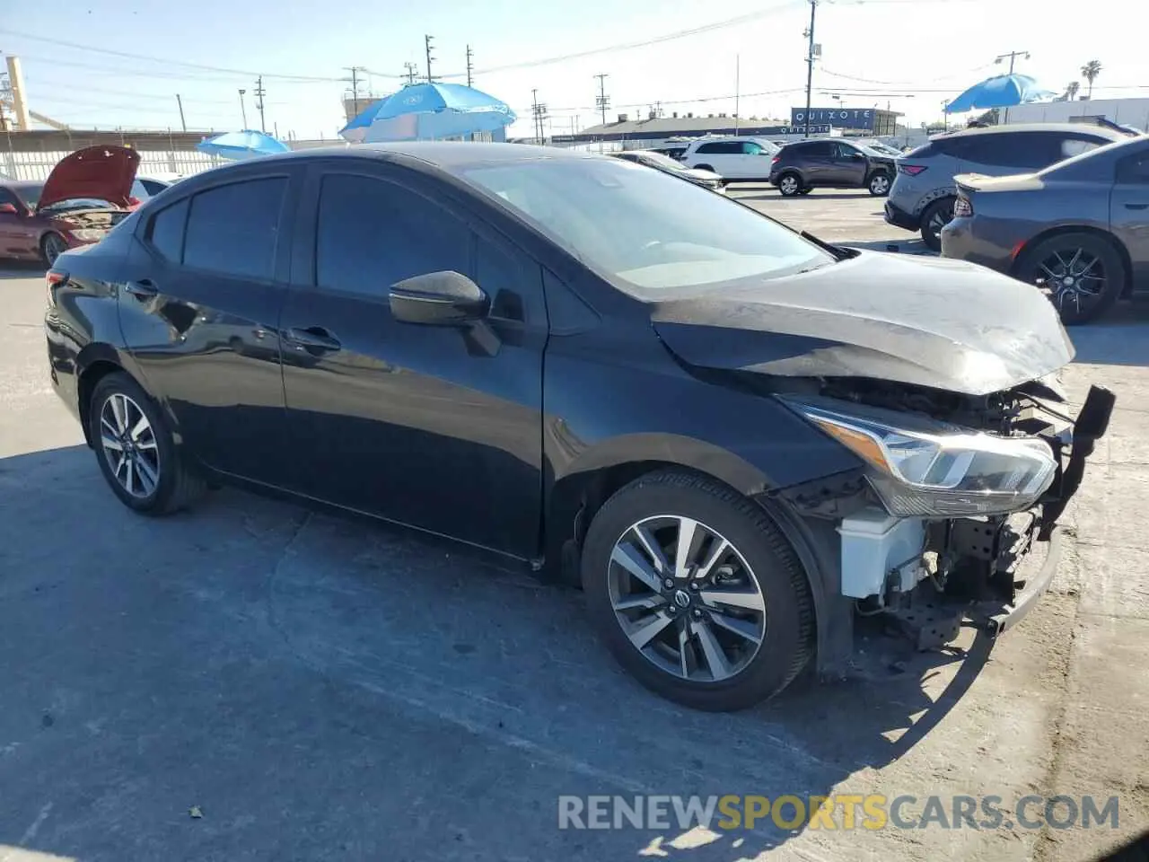 4 fotografías del automóvil dañado 3N1CN8EV4LL880941 NISSAN VERSA 2020