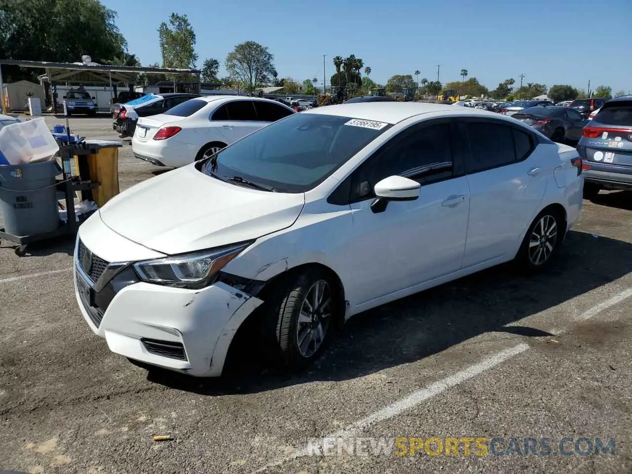 1 fotografías del automóvil dañado 3N1CN8EV5LL902414 NISSAN VERSA 2020