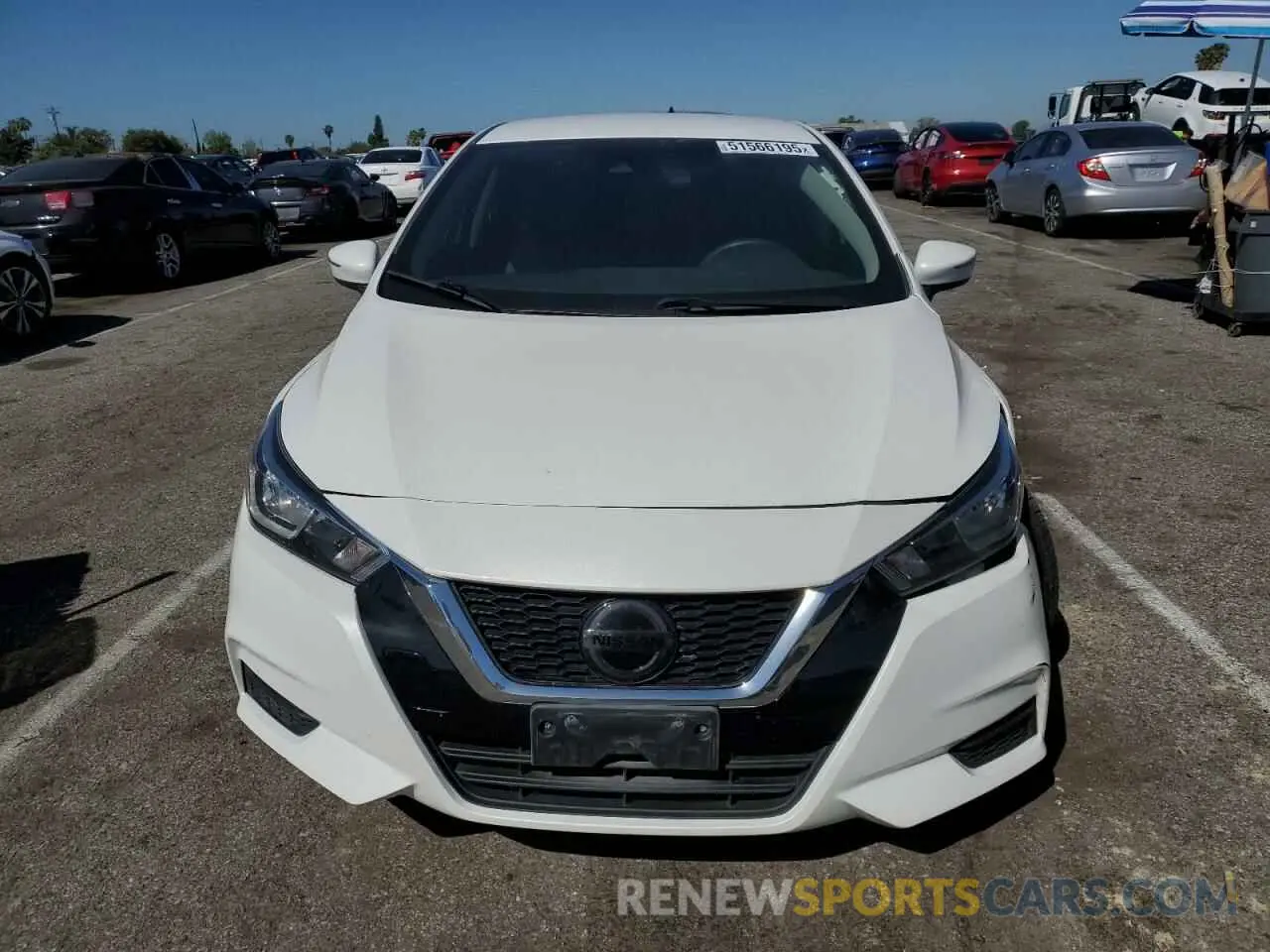 5 fotografías del automóvil dañado 3N1CN8EV5LL902414 NISSAN VERSA 2020