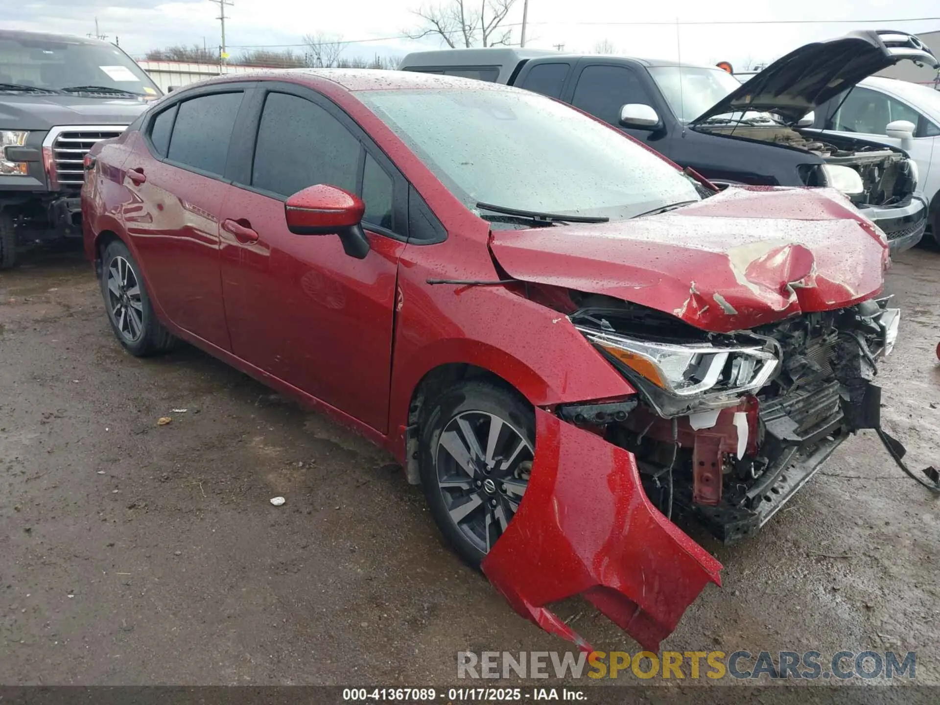 1 fotografías del automóvil dañado 3N1CN8EV5LL920802 NISSAN VERSA 2020