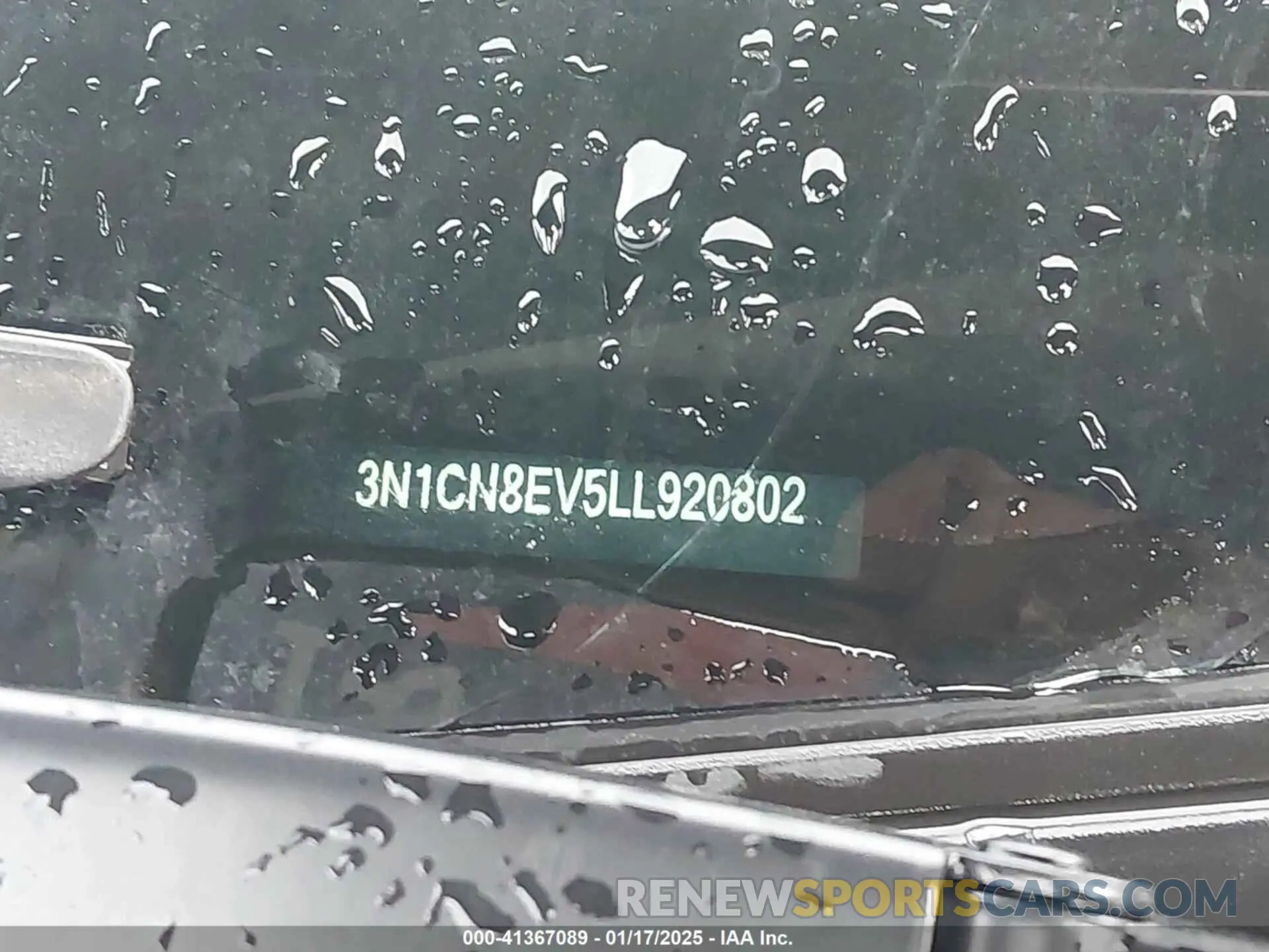 9 fotografías del automóvil dañado 3N1CN8EV5LL920802 NISSAN VERSA 2020