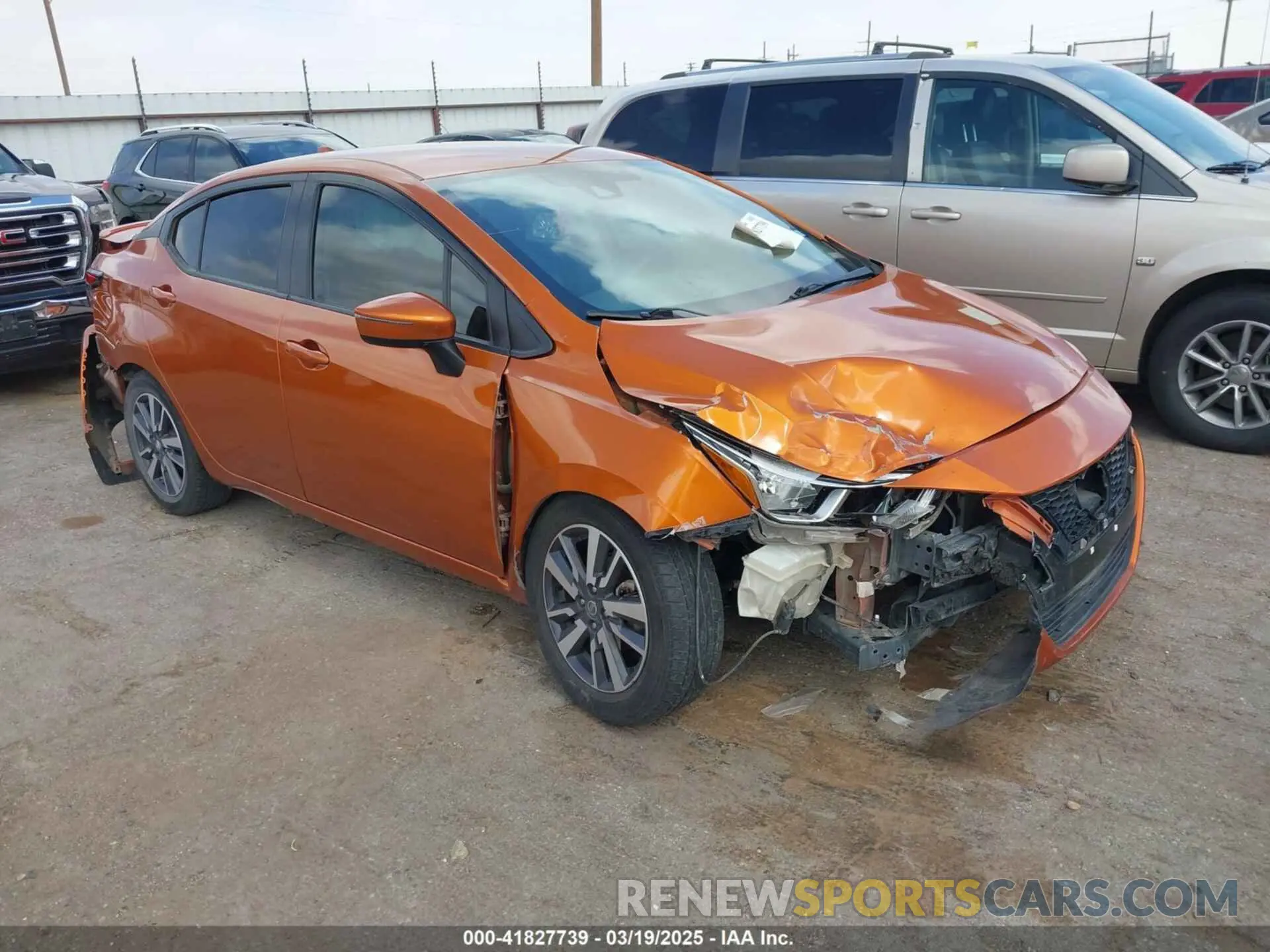 1 fotografías del automóvil dañado 3N1CN8EV6LL812320 NISSAN VERSA 2020