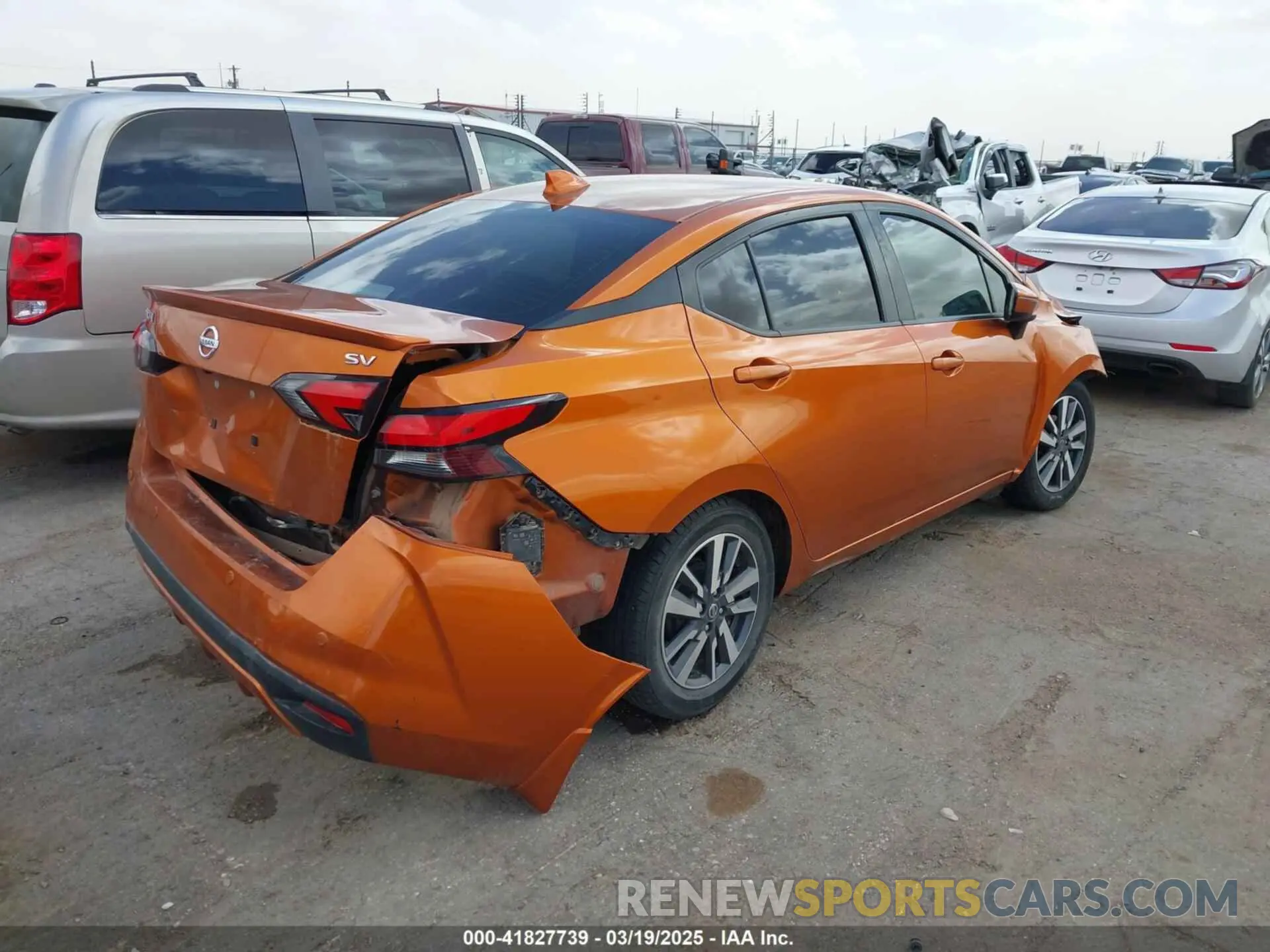 4 fotografías del automóvil dañado 3N1CN8EV6LL812320 NISSAN VERSA 2020