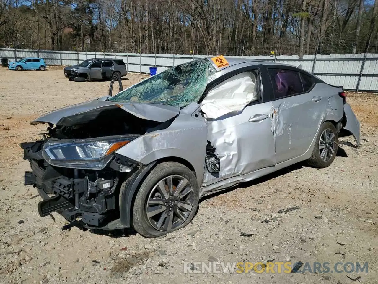 1 fotografías del automóvil dañado 3N1CN8EV6LL841350 NISSAN VERSA 2020