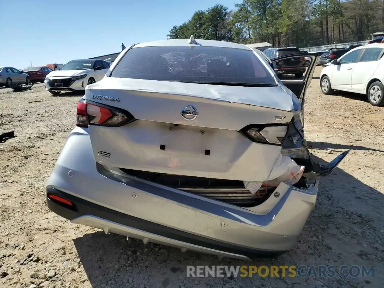 6 fotografías del automóvil dañado 3N1CN8EV6LL841350 NISSAN VERSA 2020