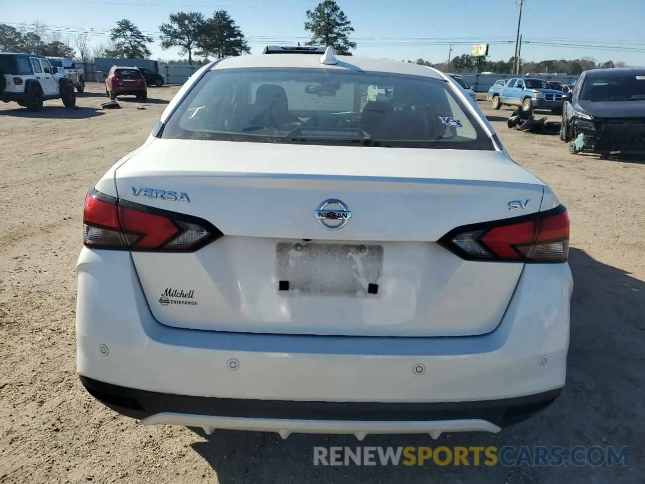 6 fotografías del automóvil dañado 3N1CN8EV6LL921327 NISSAN VERSA 2020