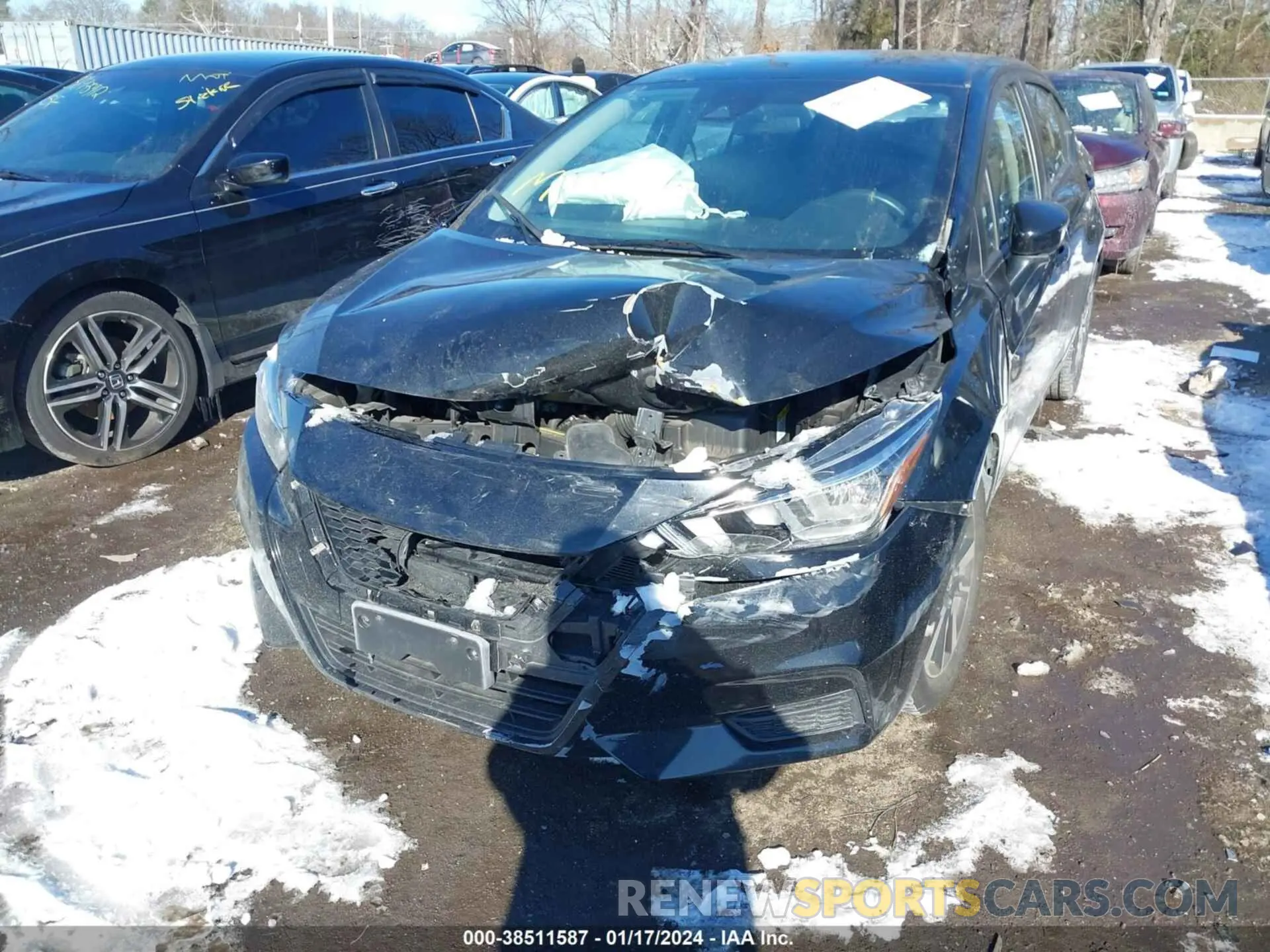 6 fotografías del automóvil dañado 3N1CN8EV7LL860893 NISSAN VERSA 2020