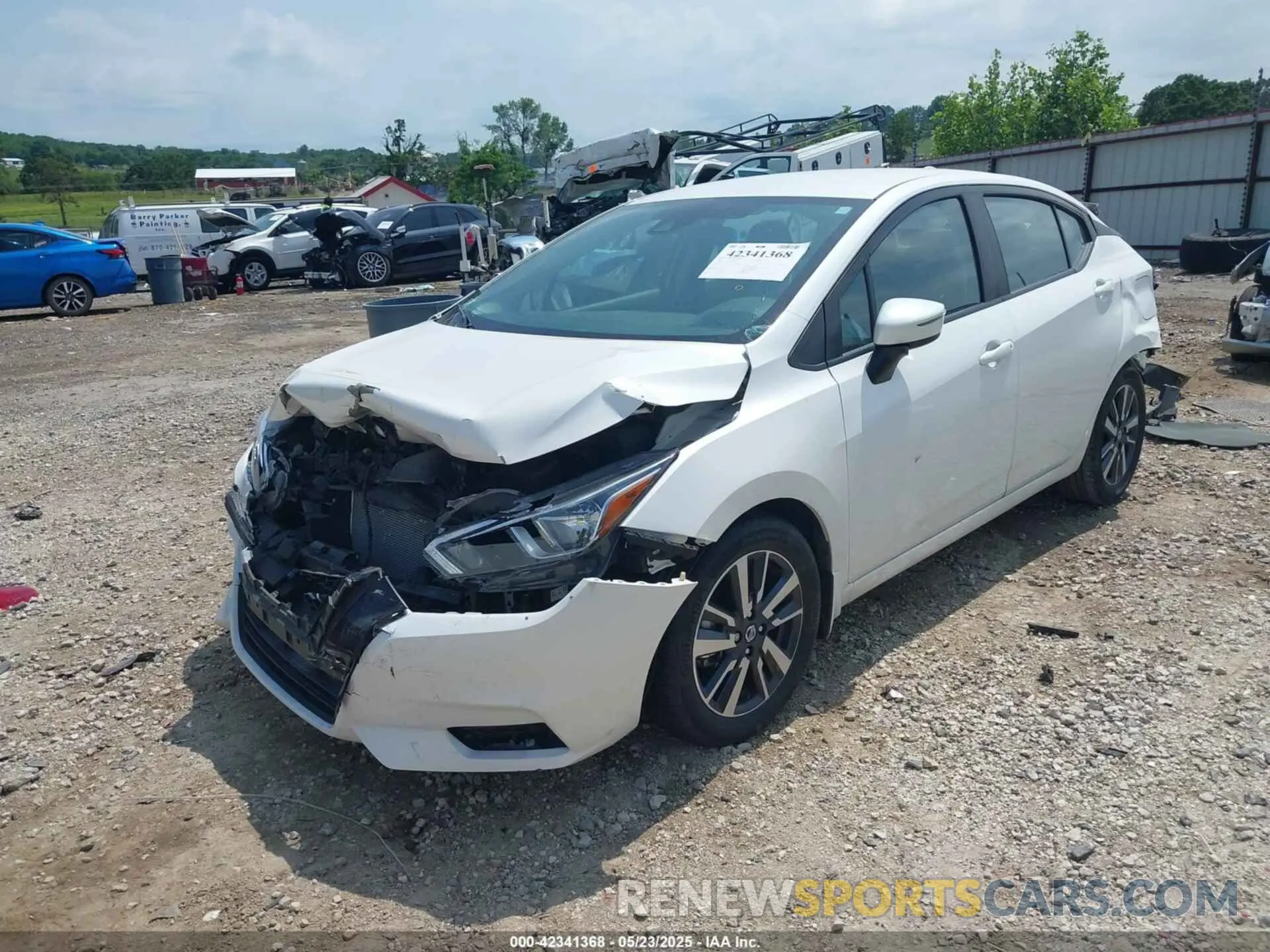 2 fotografías del automóvil dañado 3N1CN8EV8LL882210 NISSAN VERSA 2020