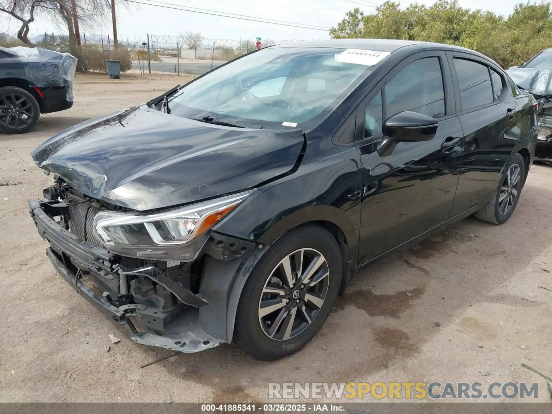 2 fotografías del automóvil dañado 3N1CN8EV9LL868638 NISSAN VERSA 2020