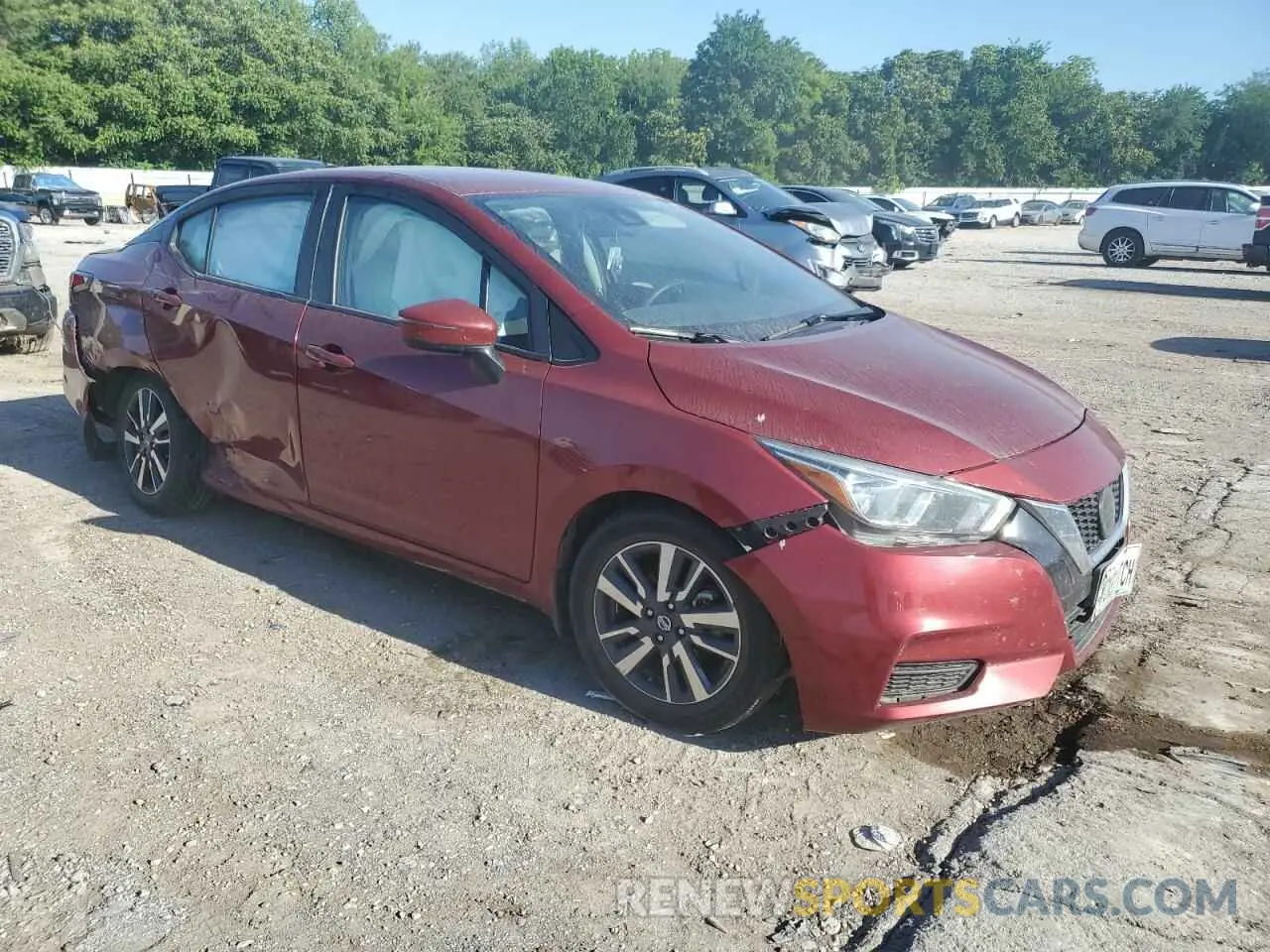 4 fotografías del automóvil dañado 3N1CN8EV9LL880952 NISSAN VERSA 2020