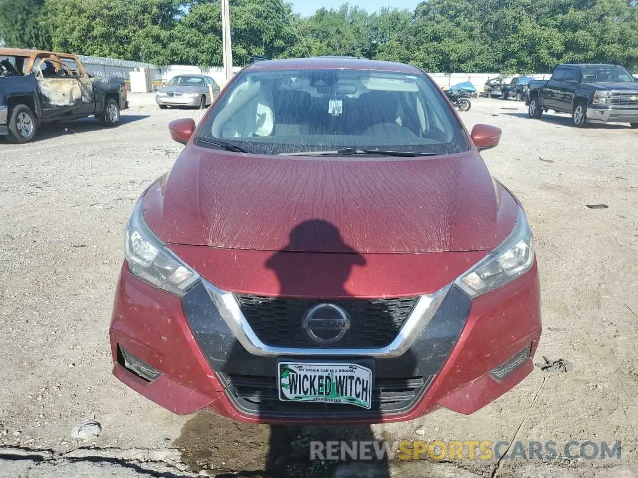 5 fotografías del automóvil dañado 3N1CN8EV9LL880952 NISSAN VERSA 2020