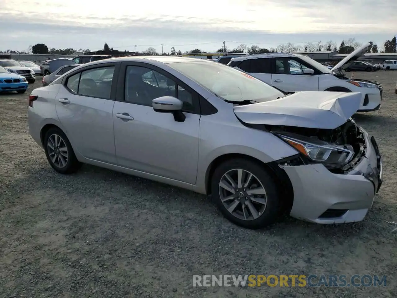4 fotografías del automóvil dañado 3N1CN8EVXLL820890 NISSAN VERSA 2020